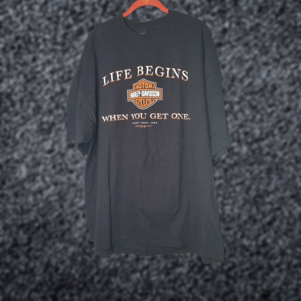 Harley Davidson Harley-Davidson T-Shirt Mens 3XL Black Retro I Got Mine Augusta Georgia Shirt Size US XXL / EU 58 / 5 - 1 Thumbnail