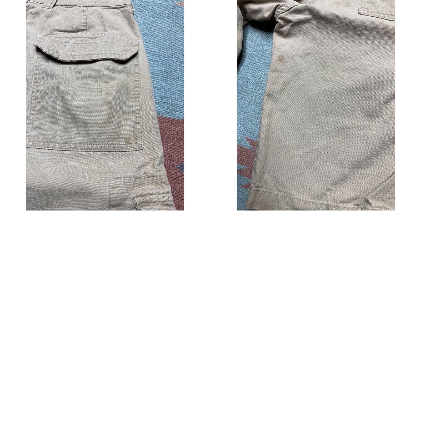 Vintage VINTAGE Utility Cargo Shorts Men 29 Beige Grunge Distressed Baggy Skater Y2K Cargo Shorts Mens Size US 29 - 9 Thumbnail