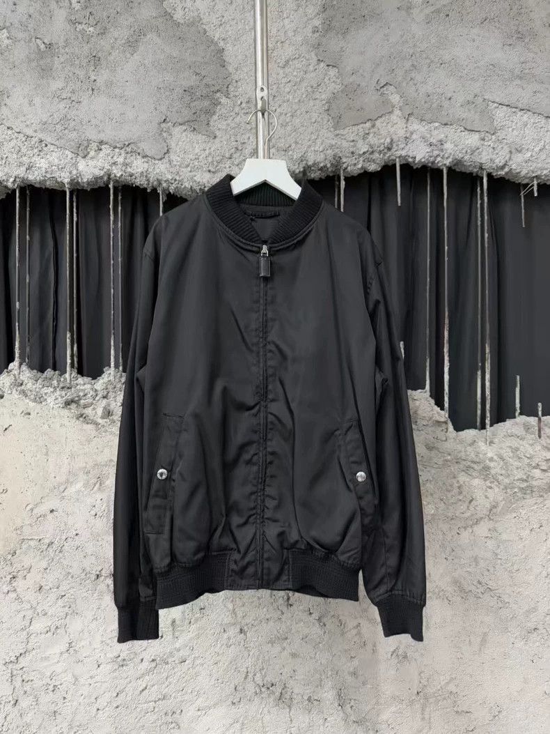 Prada Prada Nylon Iron Triangle Baseball Uniform jacket 2502-Next Size US M / EU 48-50 / 2 - 1 Thumbnail
