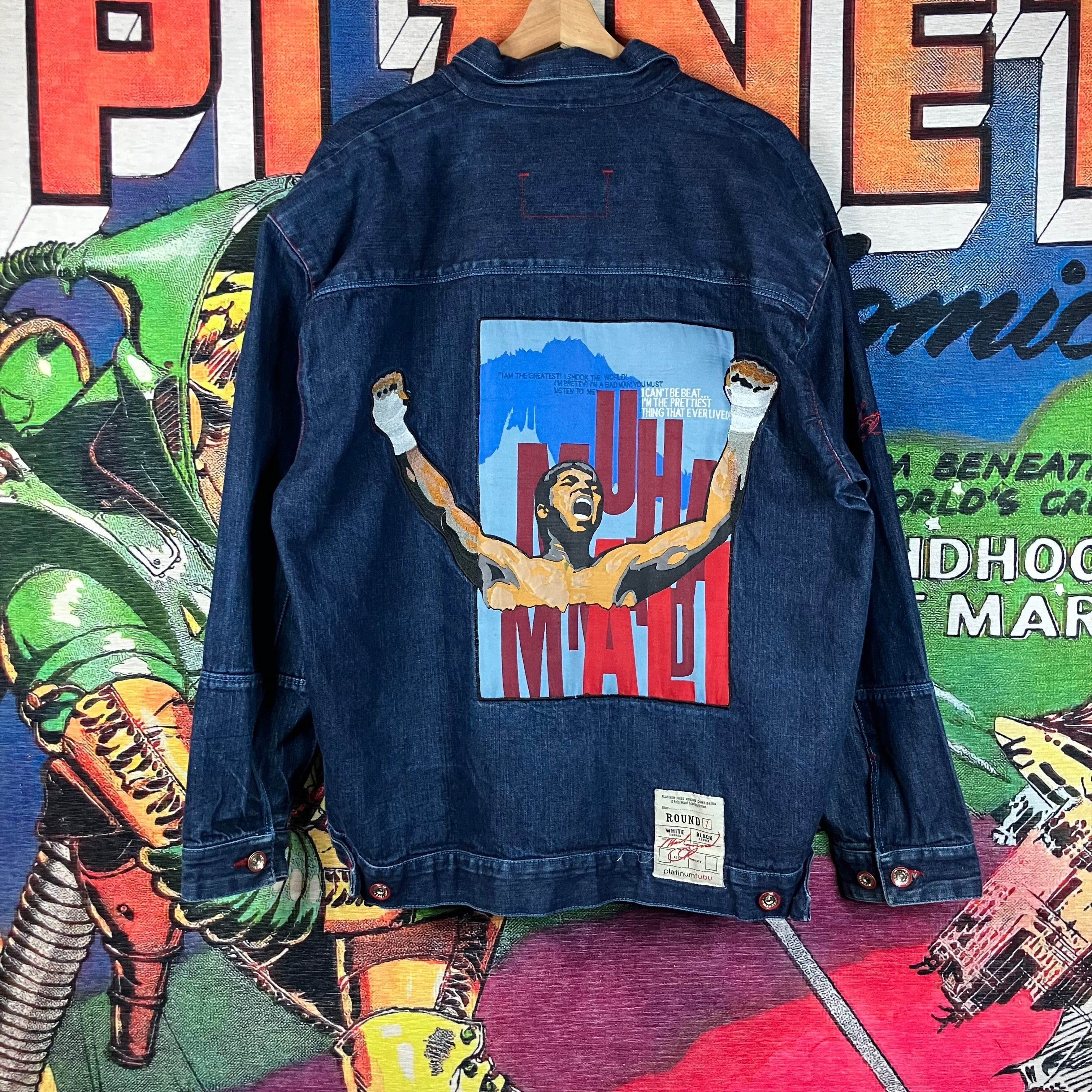 Fubu × Vintage Vintage Y2K Platinum FUBU Limited Edition ‘ALI’ Denim Jacket Size US XL / EU 56 / 4 - 2 Thumbnail