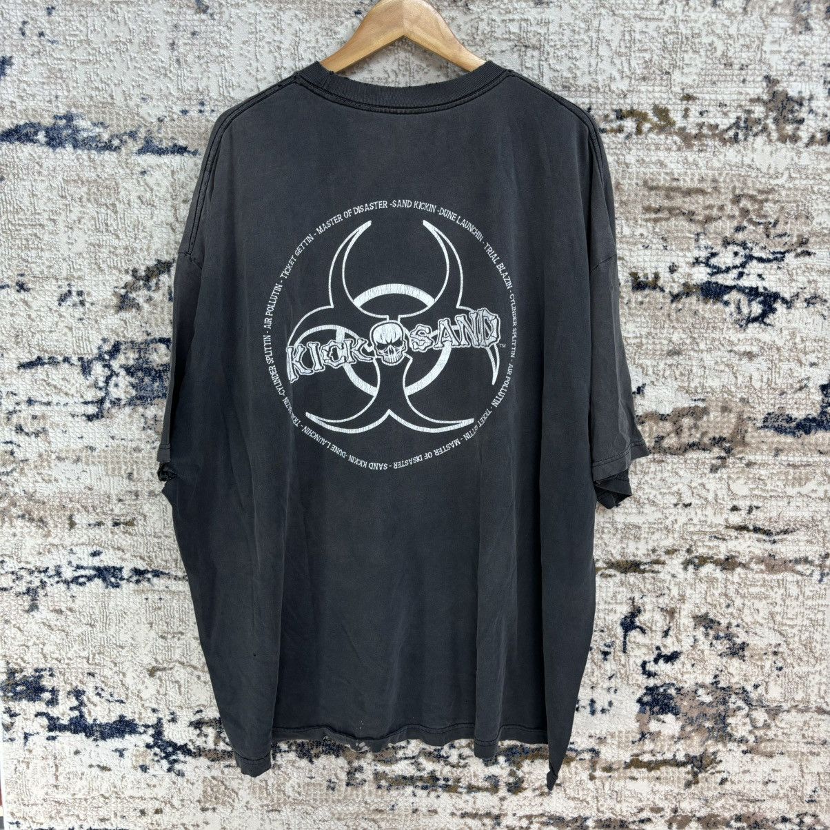 Vintage Vintage Distressed Kick Sand “Ocean Dunes” Oversized Tee Size US XXL / EU 58 / 5 - 1 Thumbnail
