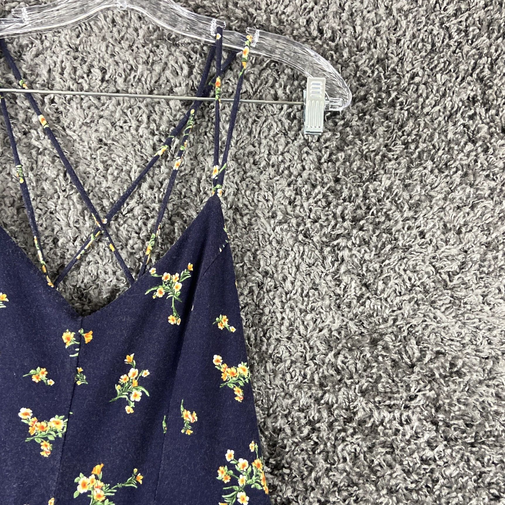 Forever 21 FOREVER 21 Floral Dress Women M Sleeveless Crisscross Fit & Flare Short Dress Multicolor Women’s M Dress Size 32" / US 10 / IT 46 - 3 Thumbnail