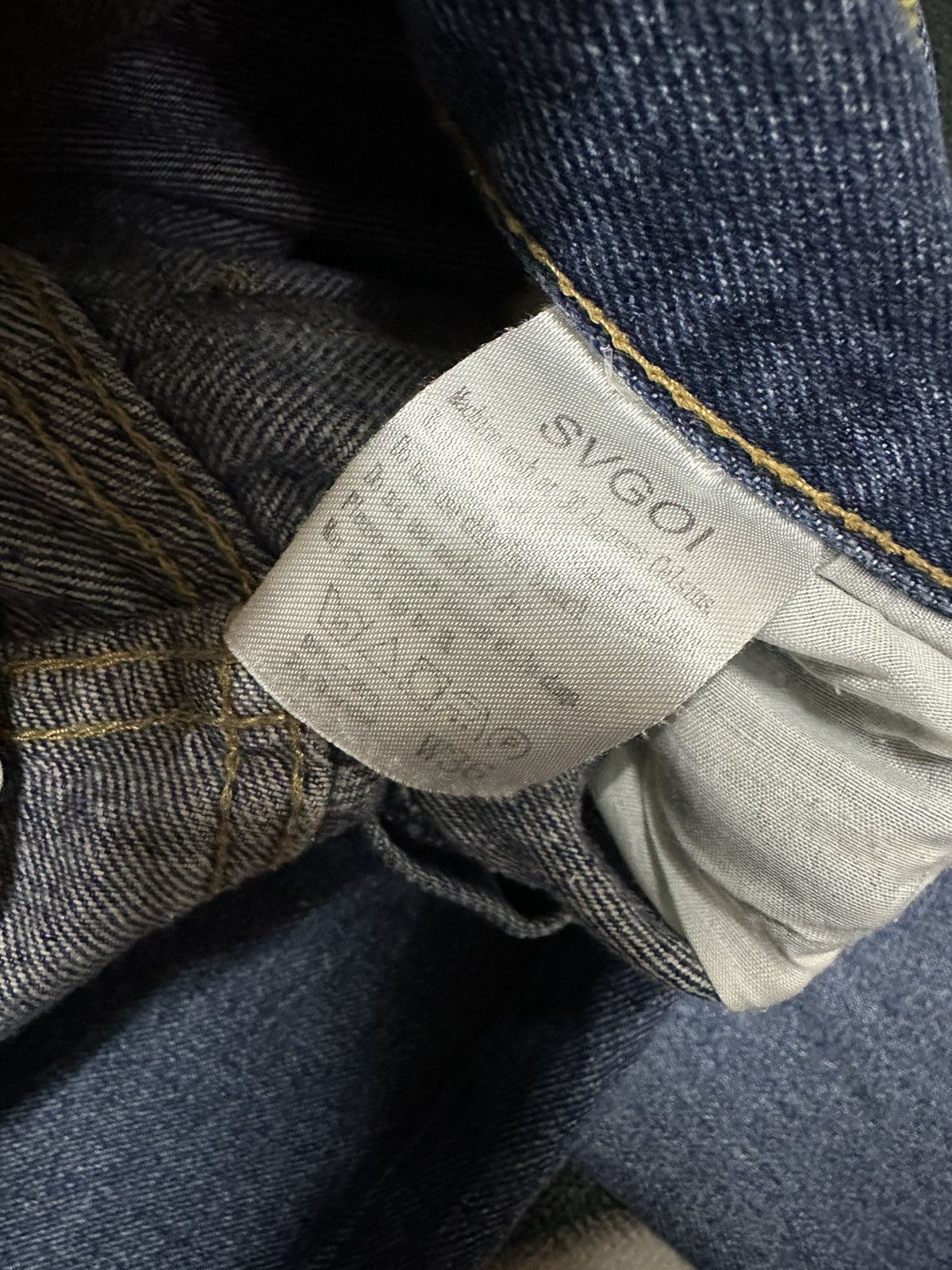 Japanese Brand Svgoi koi fish embroidery denim Size US 34 / EU 50 - 5 Thumbnail