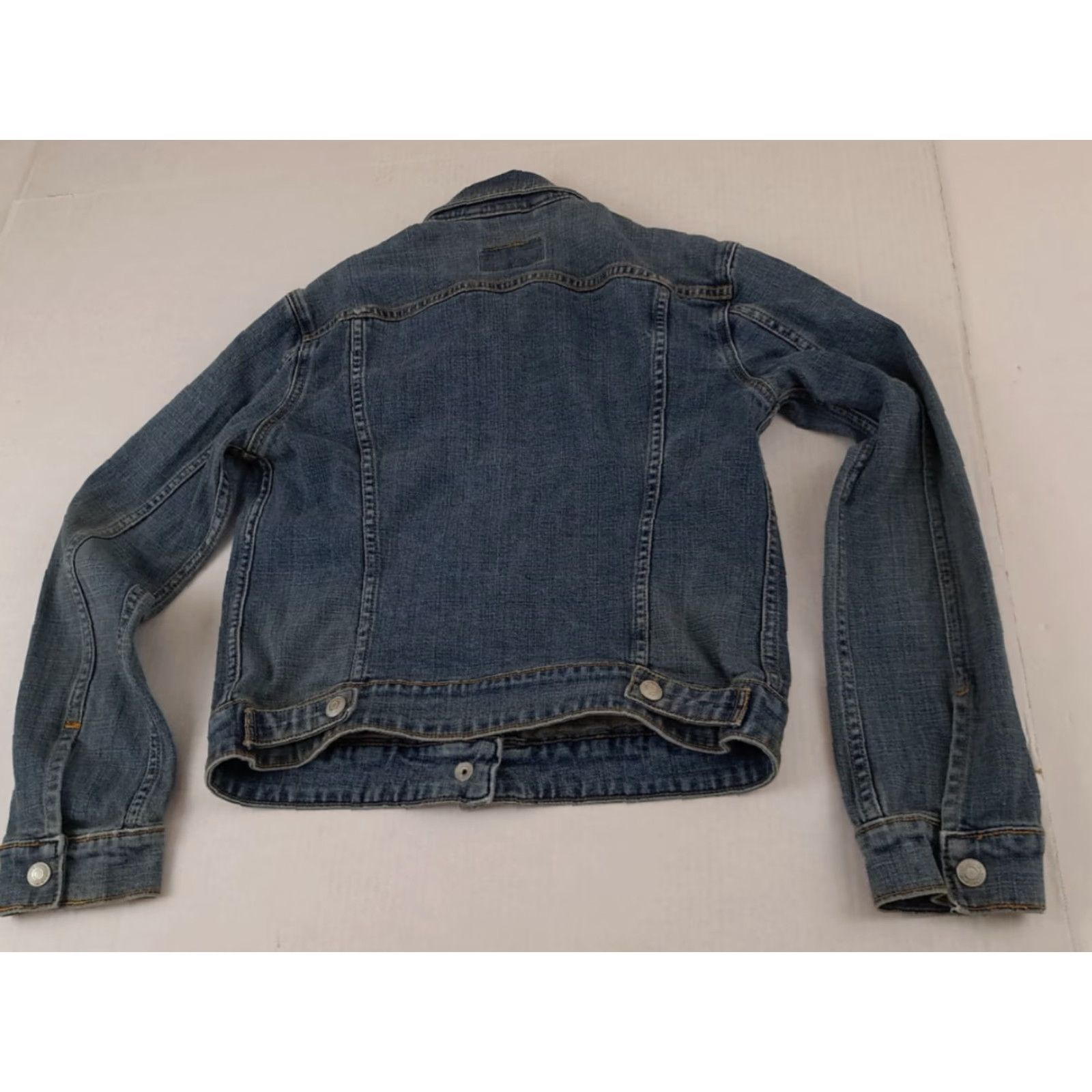 Levi's VINTAGE Levi's Jacket Woman S Blue Denim 90s Trucker Button Full Metal Button Regular Fit Long Sleeve Casual Women Size 28" / US 6 / IT 42 - 7 Thumbnail