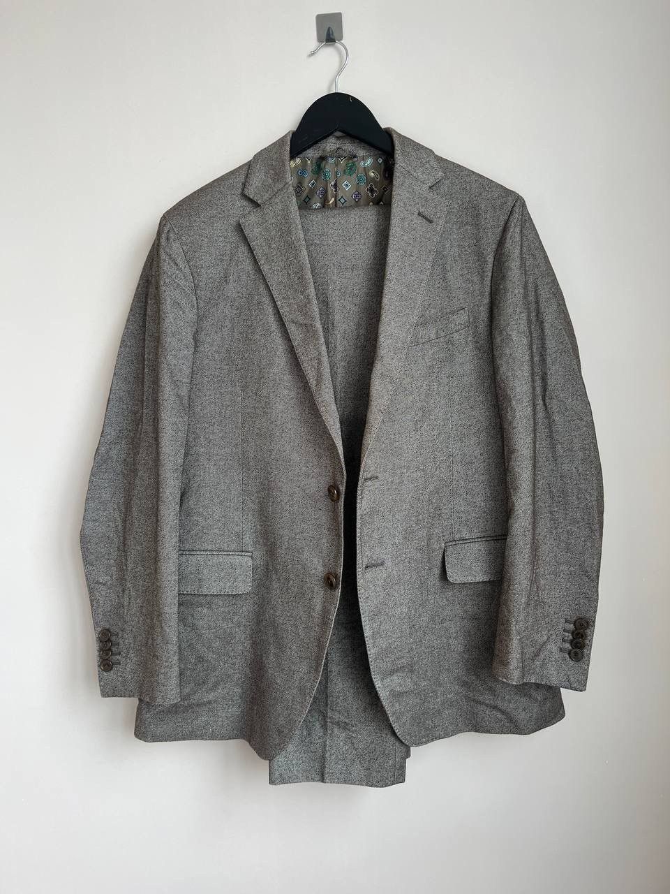 image of Etro Milano Men's Suit in Grey (Size 52R)
