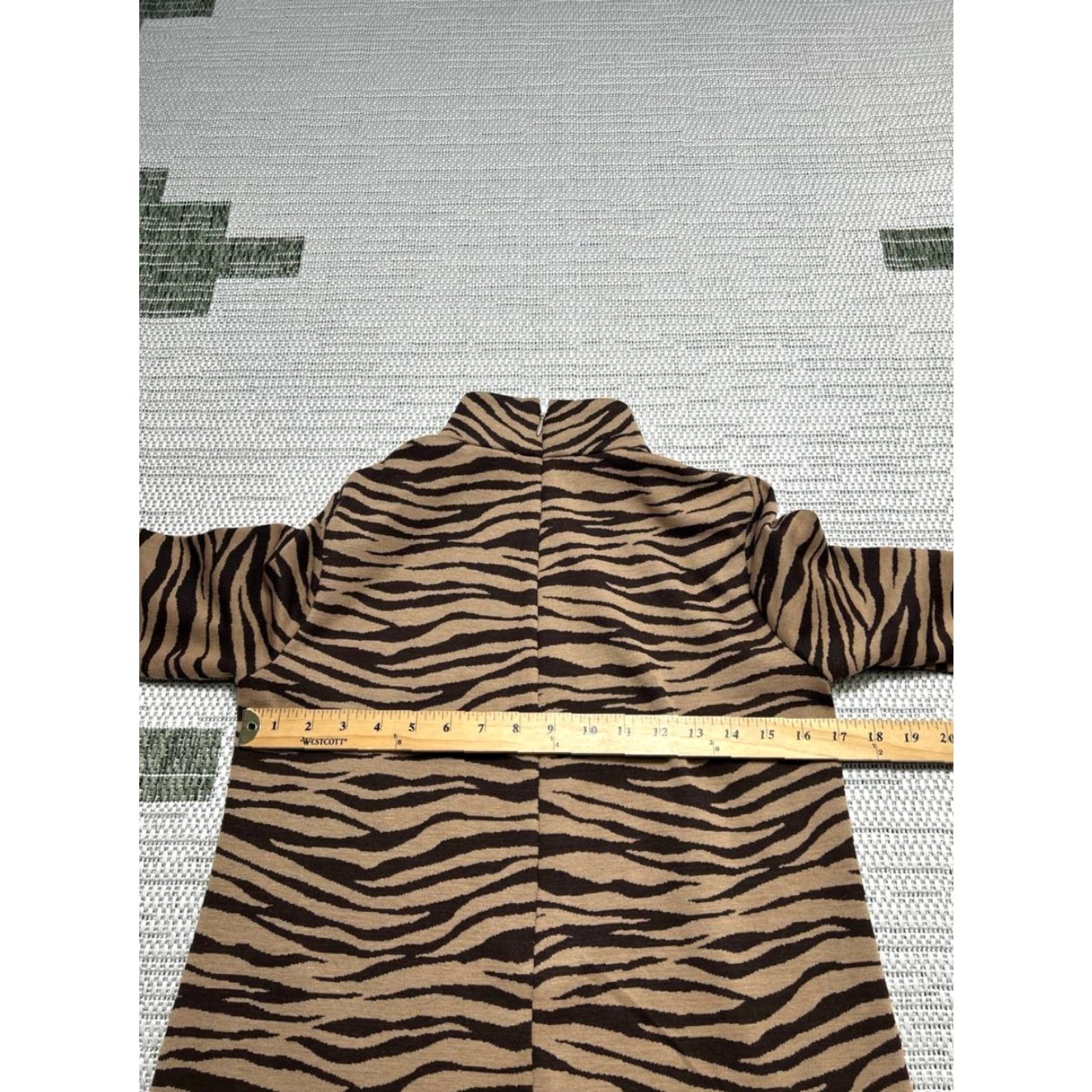 Vintage Tuckernuck Sweater Dress Womens XS Brown Pullover Knit Long Sleeve Turtleneck Winter Fall Casual Dressy Size XS / US 0-2 / IT 36-38 - 5 Thumbnail