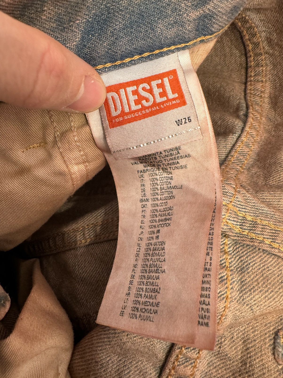Diesel Diesel cargo pants jeans multi pocket rare vintage style new Size 26" / US 2 / IT 38 - 15 Thumbnail