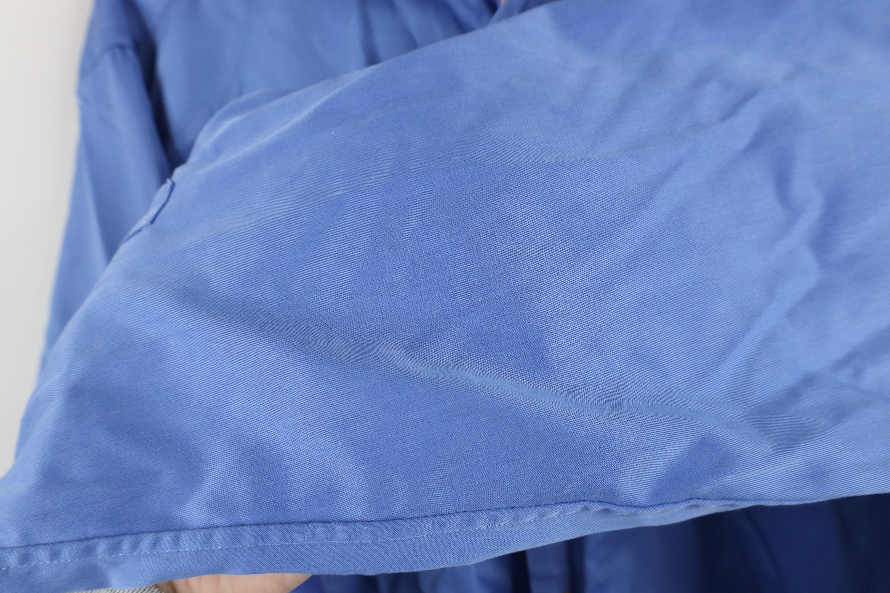 Eton × Vintage Eton Contemporary Long Sleeve Button Shirt Blue Cotton Size US M / EU 48-50 / 2 - 5 Thumbnail