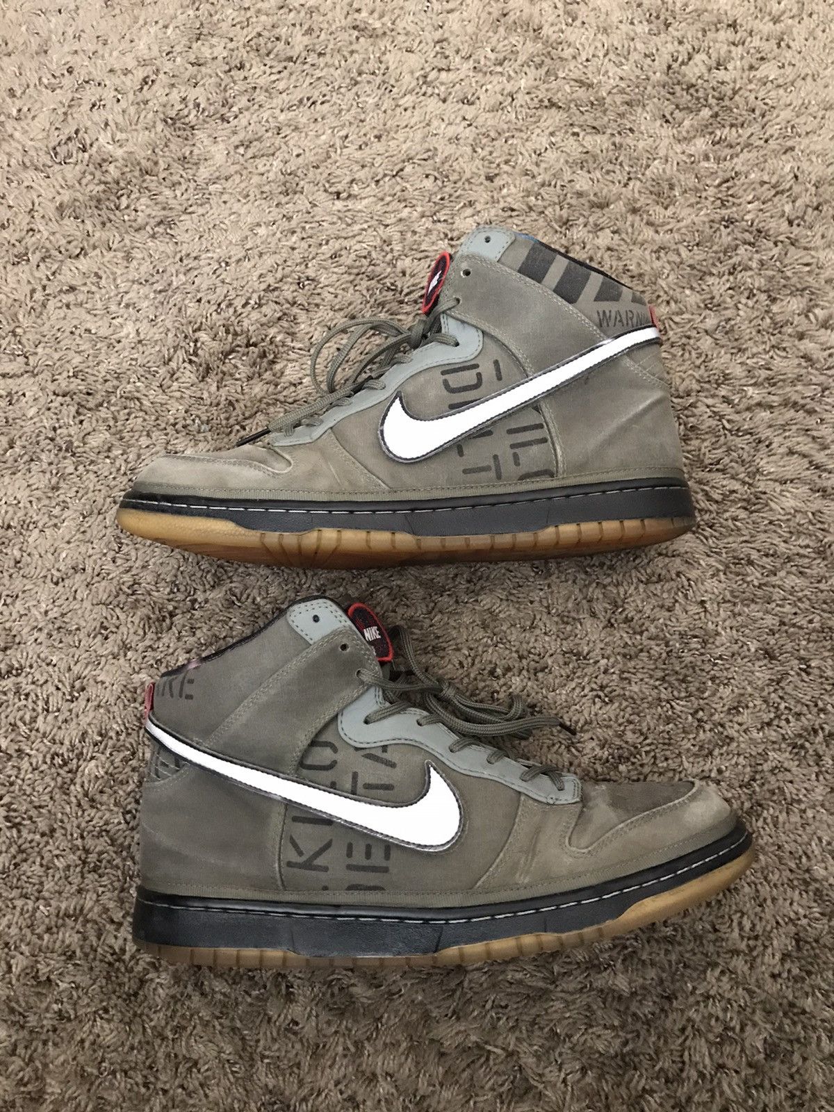 Nike Nike Dunk Premium Qs High Galaxy Rogue Green Size 12 Size US 12 / EU 45 - 1 Thumbnail