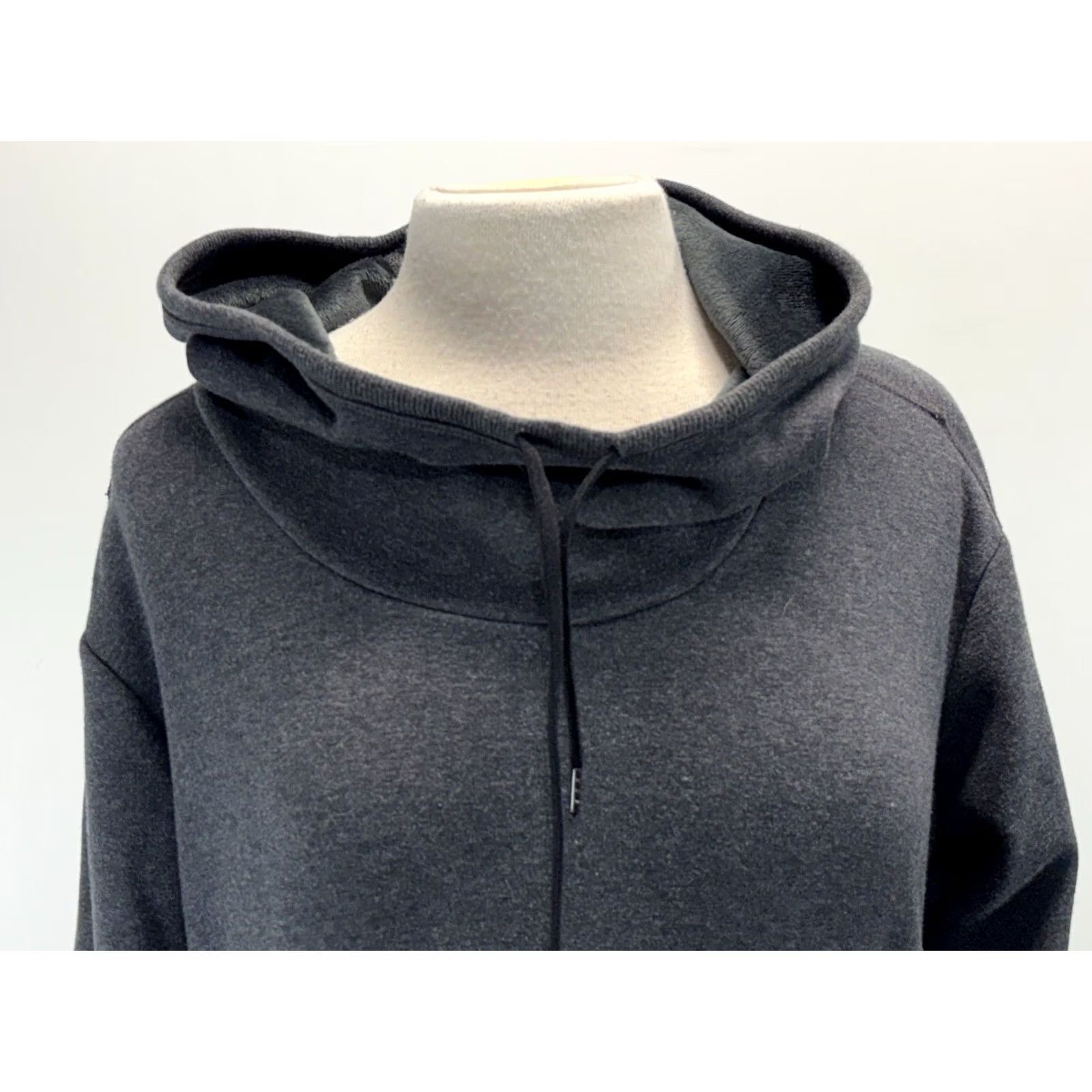 Athleta Athleta Hoodie Sweatshirt Dress Women’s L Grey Fleece Lined Pockets Pullover Size L / US 10 / IT 46 - 5 Thumbnail