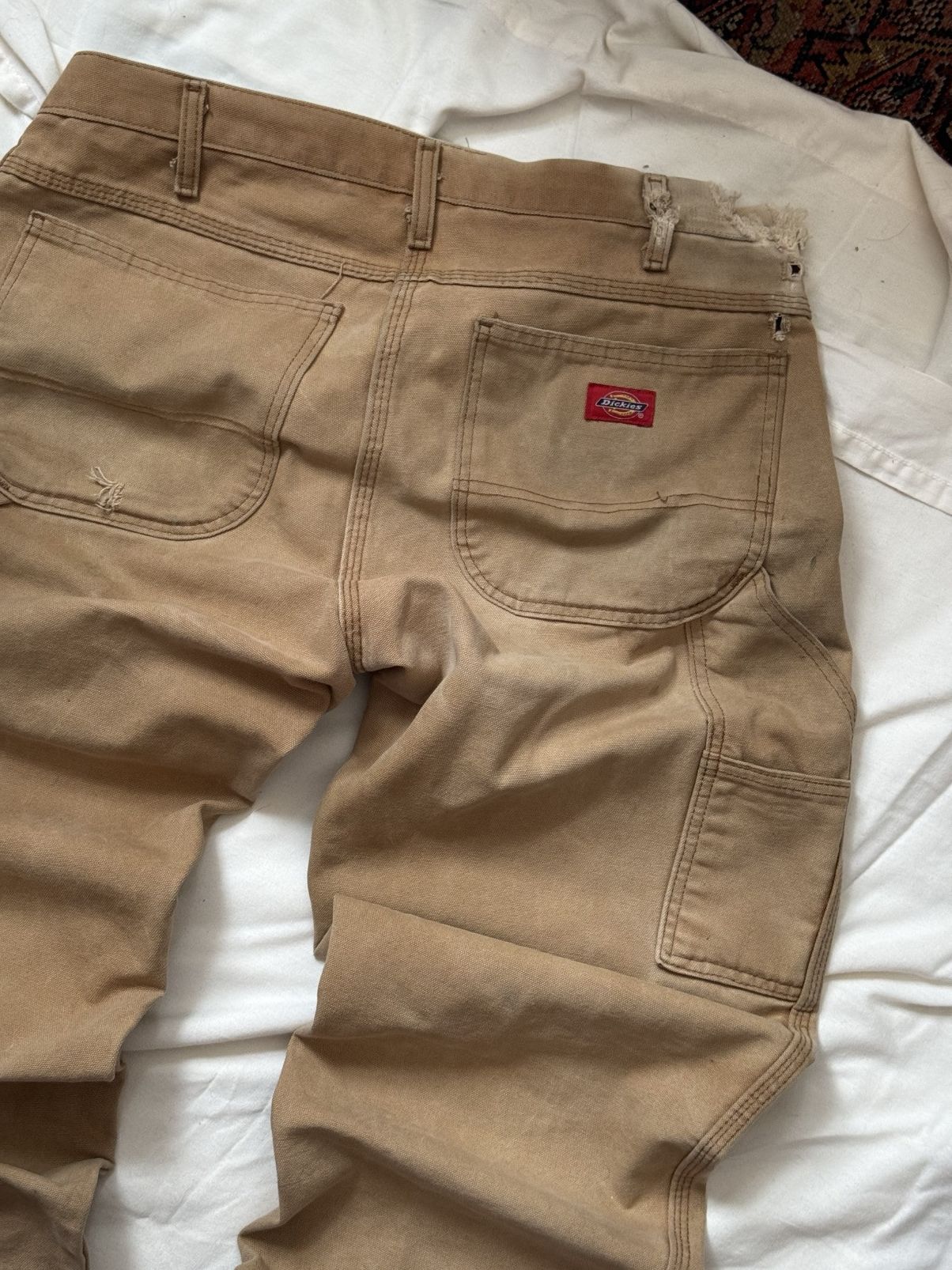 Dickies × Vintage Vintage Distressed Dickies Carpenter Pants Size US 33 - 1 Thumbnail
