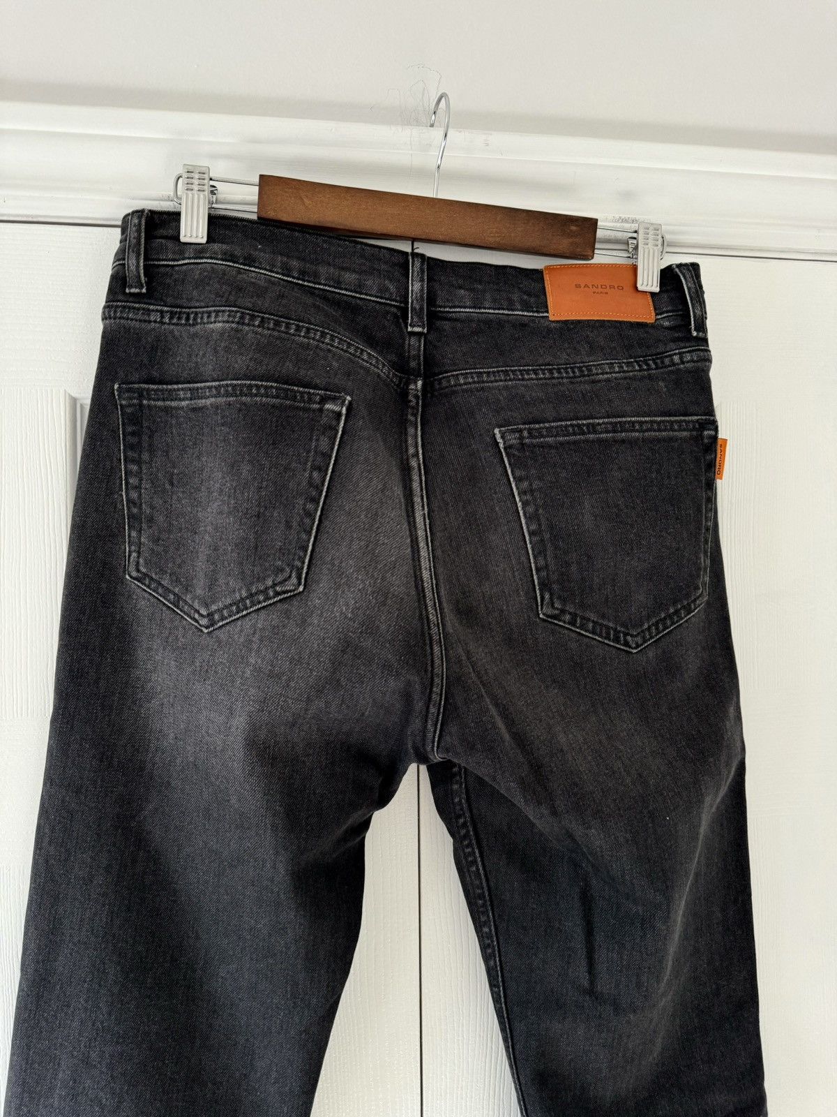 Sandro Sandro Straight Leg Denim Size US 31 - 4 Thumbnail