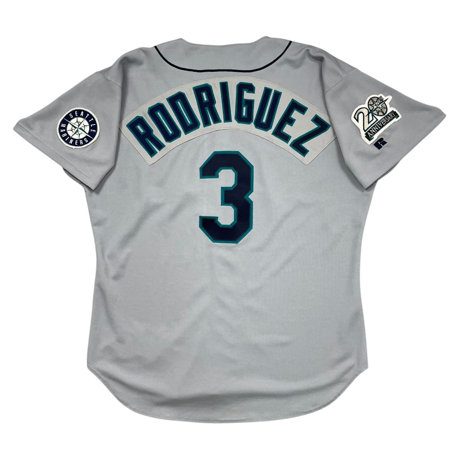 MLB 90s SEATTLE MARINERS ALEX RODRIGUEZ #3 AUTHENTIC RUSSELL Size US XL / EU 56 / 4 - 1 Thumbnail