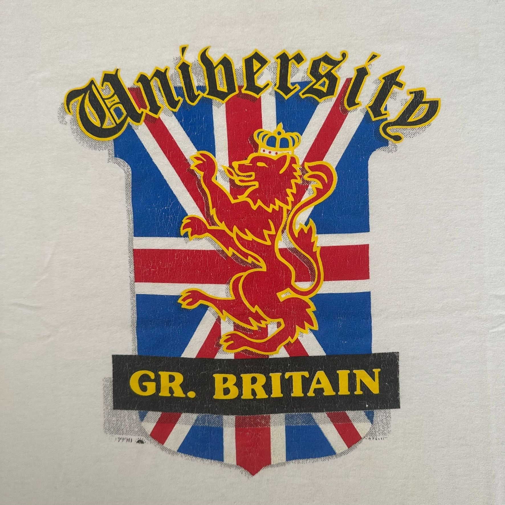 Vintage Vintage 90s University Great Britain T-Shirt UK College Tee Size US L / EU 52-54 / 3 - 2 Thumbnail