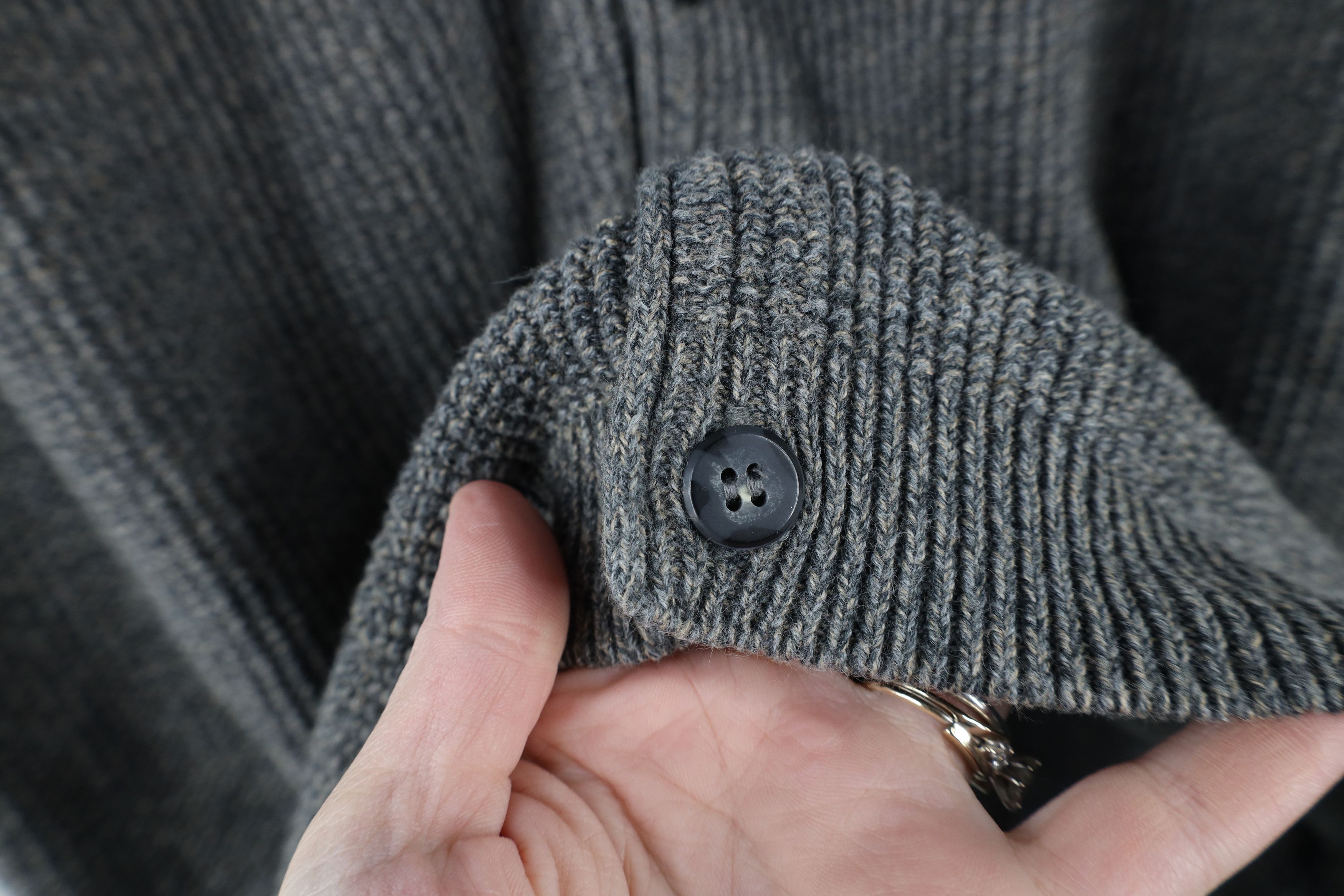 Eddie Bauer × Vintage Vintage 90s Eddie Bauer Knit Cardigan Sweater Vest Japan Size US XL / EU 56 / 4 - 4 Thumbnail