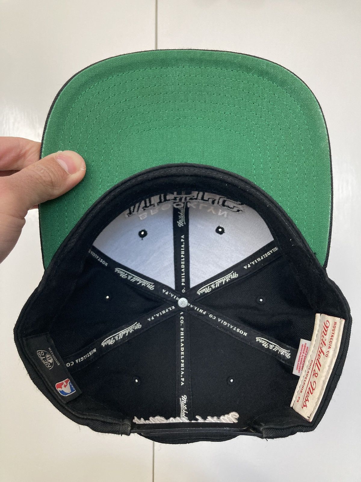Mitchell & Ness × NBA BROOKLYN NETS MITCHELL & NESS SNAPBACK HAT NBA 2013 HARDWOOD Size ONE SIZE - 9 Thumbnail