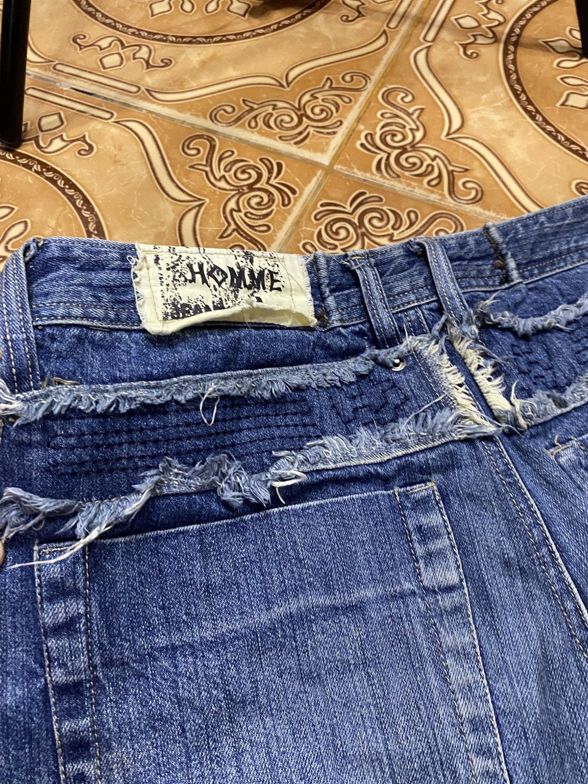 Japanese Brand HOMME JEANS Size US 32 / EU 48 - 5 Thumbnail