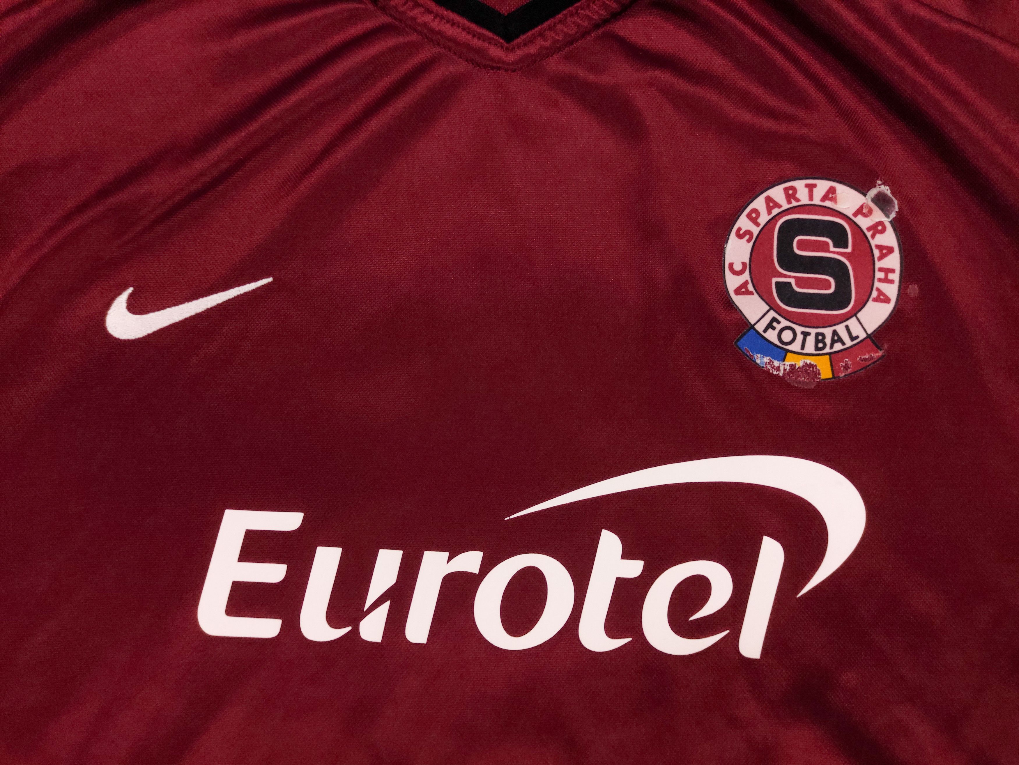 Nike Sparta Prague #9 2001 2002 2003 Nike Home Trikot Shirt Kit Size US S / EU 44-46 / 1 - 9 Thumbnail