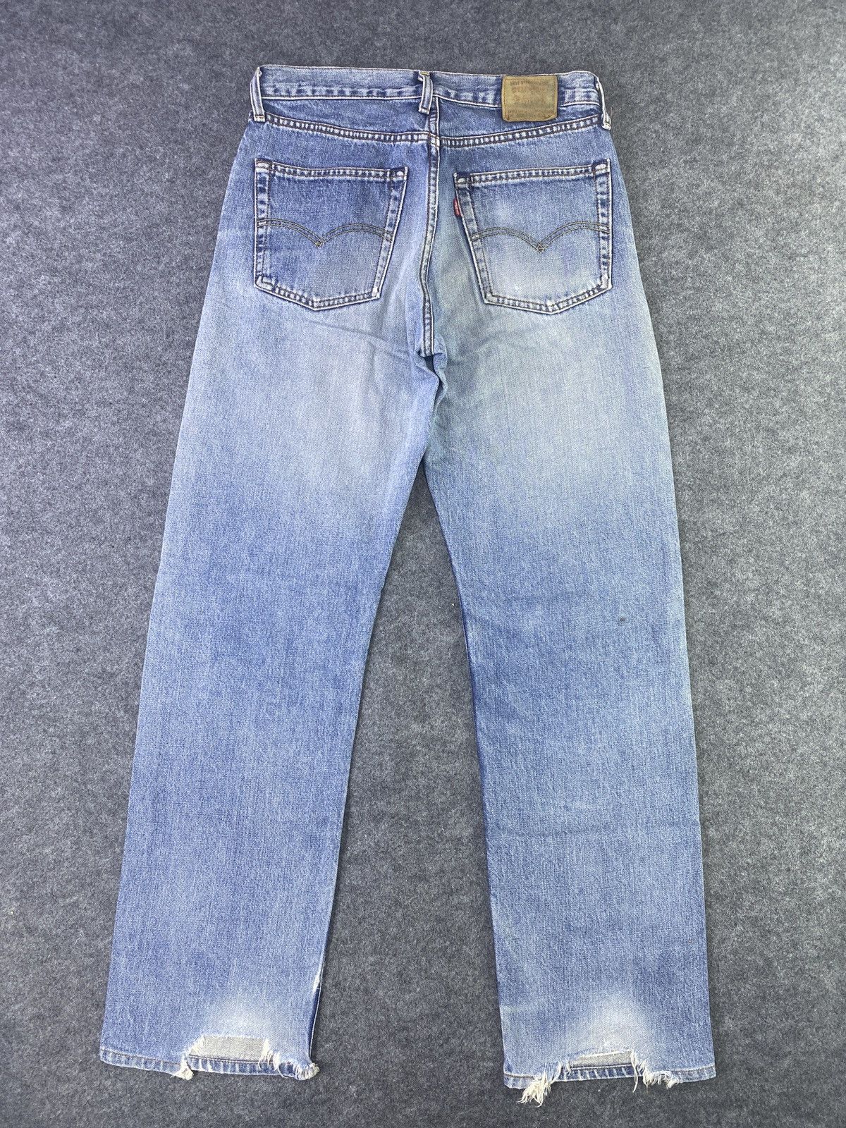 Jean × Levi's × Vintage VINTAGE LEVIS 503 DISTRESS BLUE WASH JEANS - J906 Size US 30 / EU 46 - 3 Thumbnail