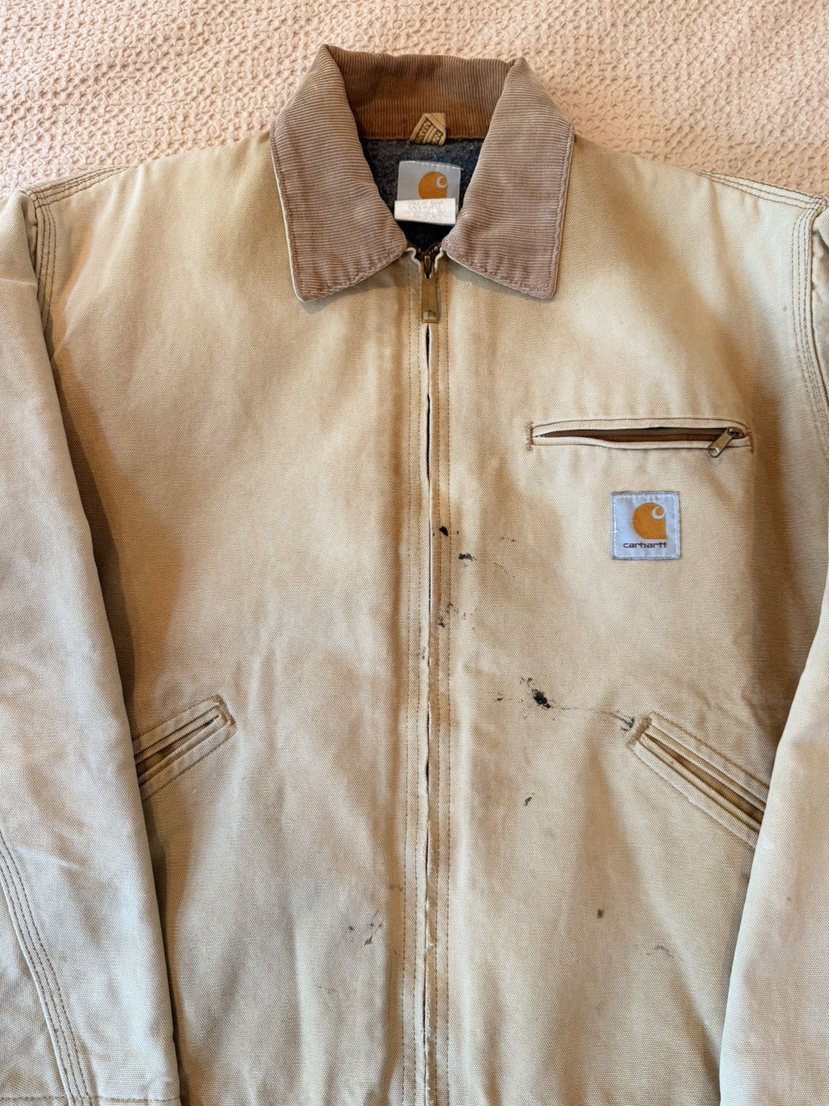 Carhartt Thrashed Vintage Carhartt Detroit Jacket Size US L / EU 52-54 / 3 - 2 Thumbnail