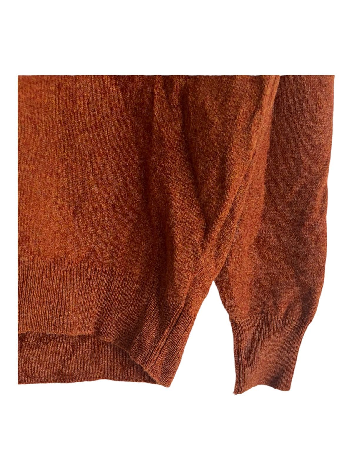 Burberry × Burberry Prorsum × Vintage Vintage 1990s Burberrys 🏴󠁧󠁢󠁥󠁮󠁧󠁿 Pure Lambswool V Neck Knit Sweater Size US M / EU 48-50 / 2 - 5 Thumbnail