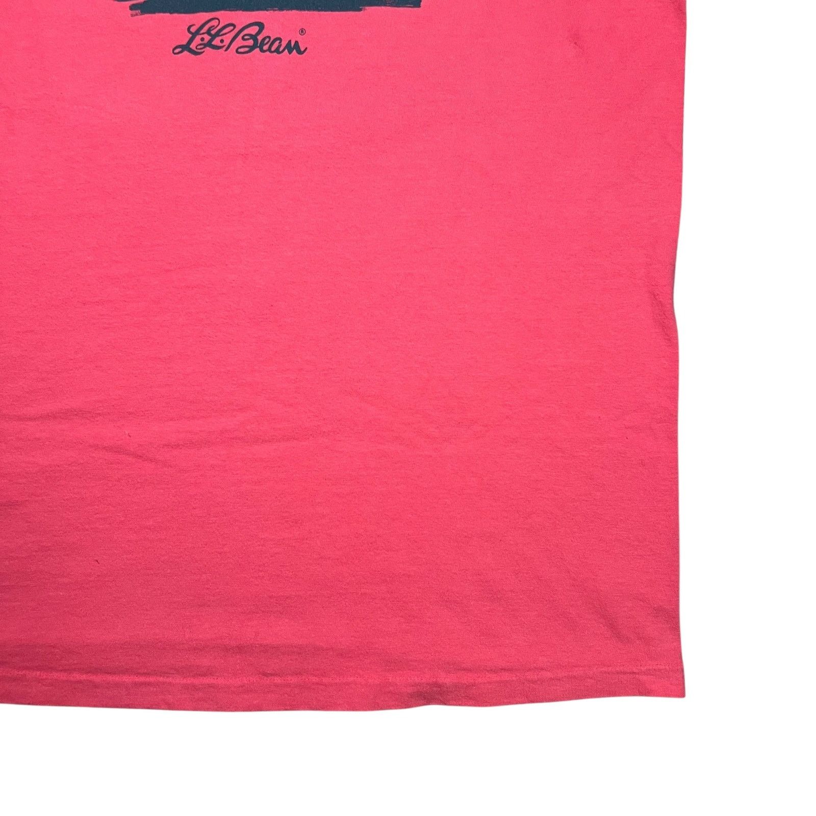 L.L. Bean × Vintage Vintage 90s LL Bean Hanes Mount Katahdin salmon logo art tee Size US XL / EU 56 / 4 - 3 Thumbnail