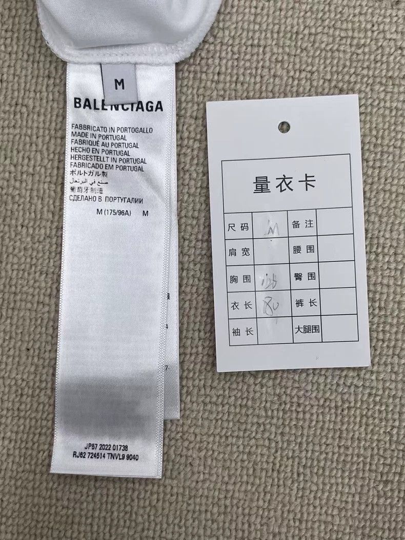 Balenciaga Balenciaga Monogram Logo Geometric Printed Crew Neck Short Size M / US 6-8 / IT 42-44 - 5 Thumbnail