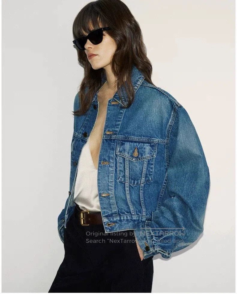 Yves Saint Laurent YSL Denim Jacket (Naza Same Style). Size US M / EU 48-50 / 2 - 9 Thumbnail