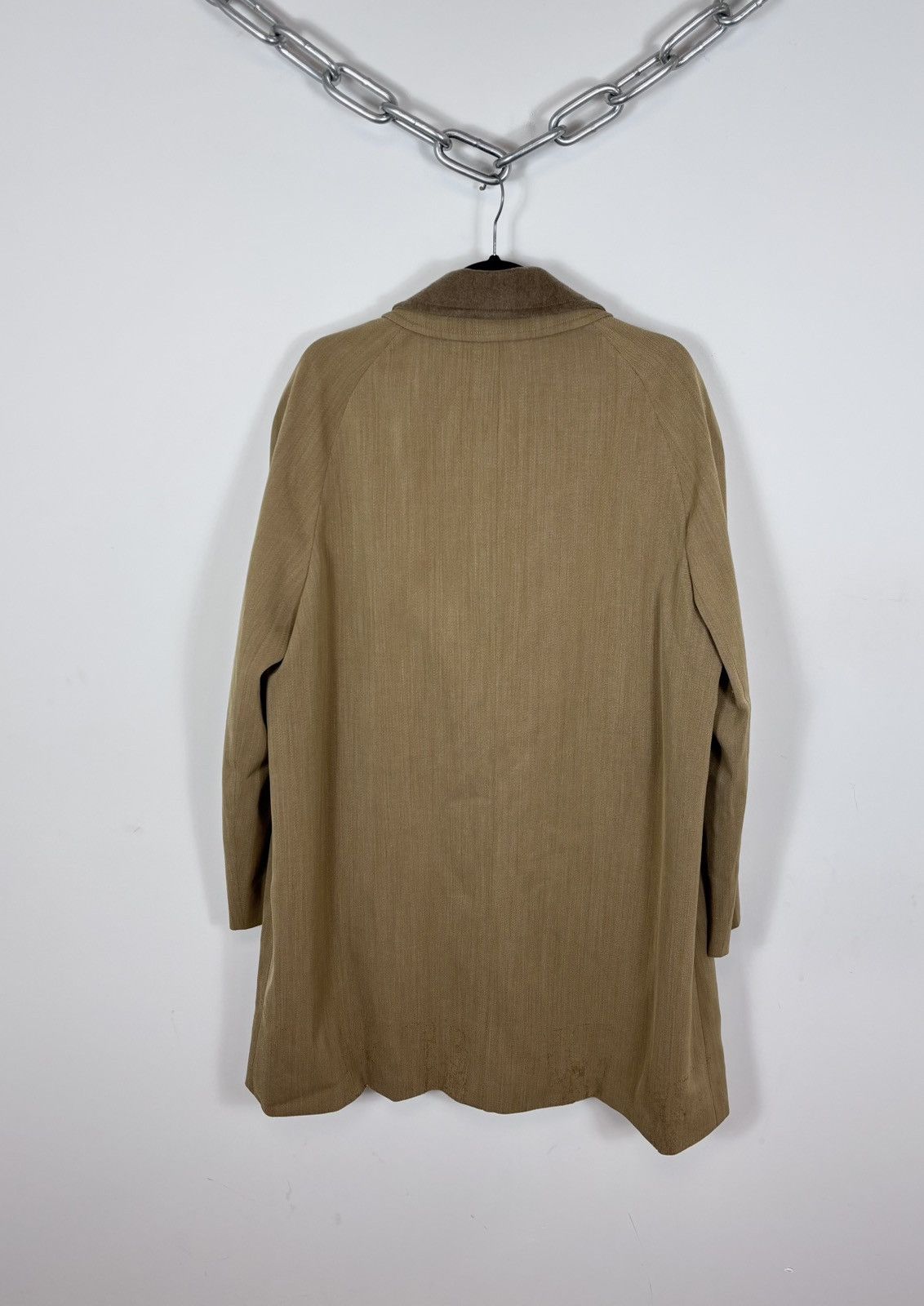 Loro Piana Loro Piana Vintage Men’s Mustard Brown Wool Car Coat Size US L / EU 52-54 / 3 - 2 Thumbnail