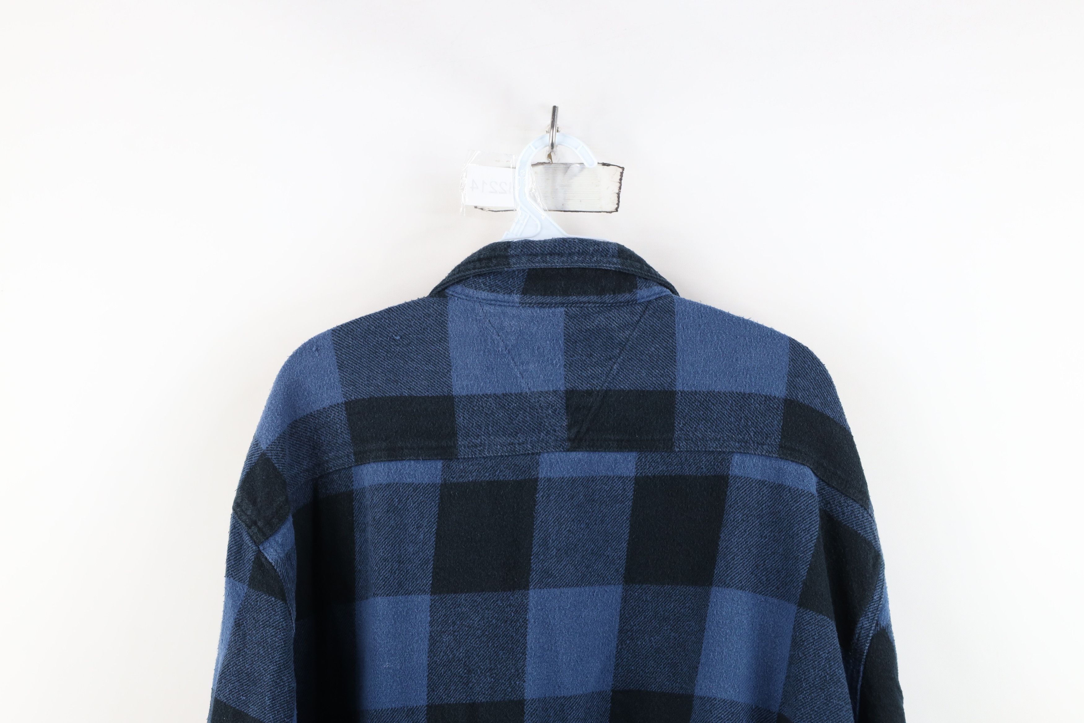 Vintage Vintage 90s Y2K Streetwear Heavyweight Flannel Button Shirt Size US XXL / EU 58 / 5 - 12 Thumbnail