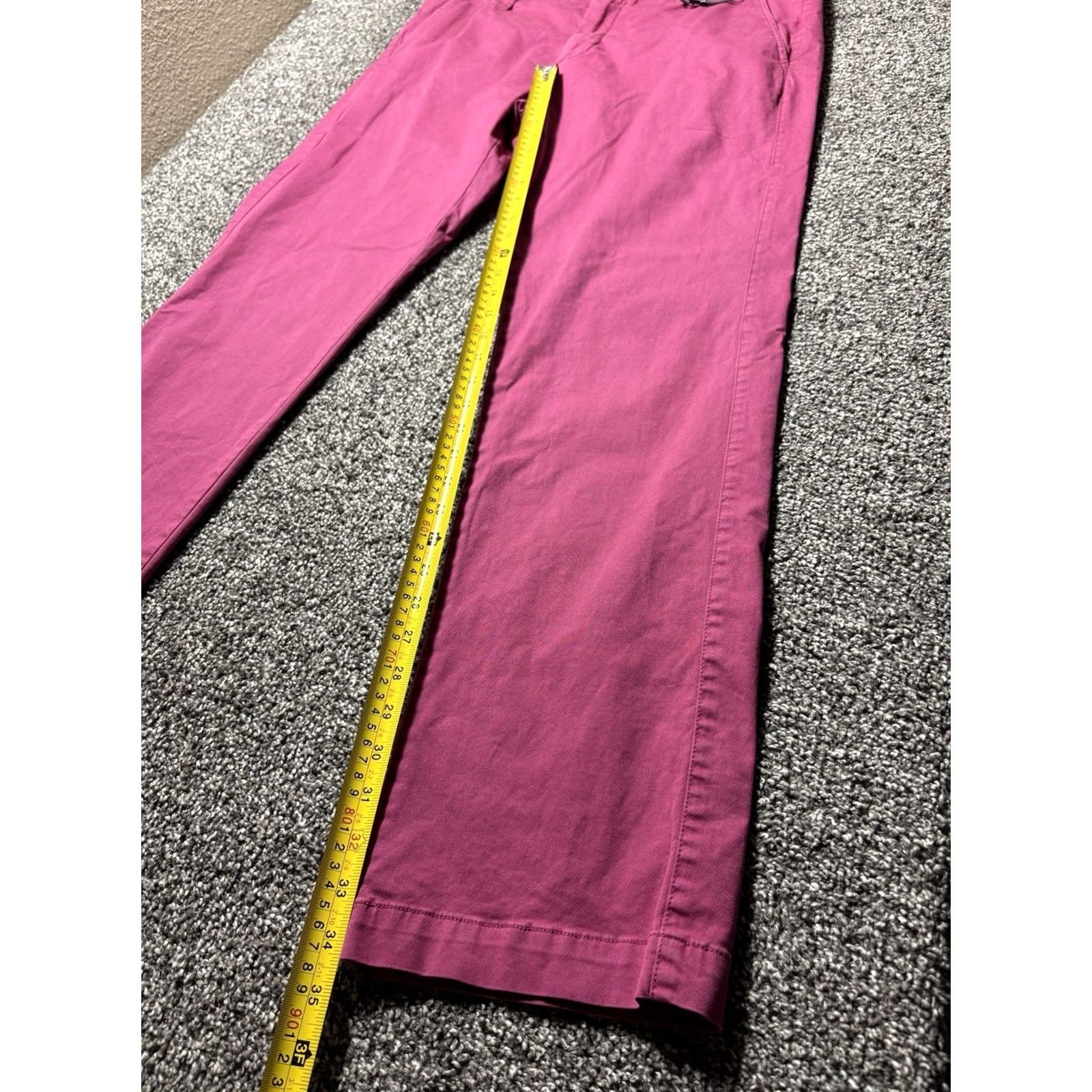 Psycho Bunny Psycho Bunny Pants 38x34 Pink Cotton Stretch - Casual Mens 38 Size Size US 38 / EU 54 - 6 Thumbnail