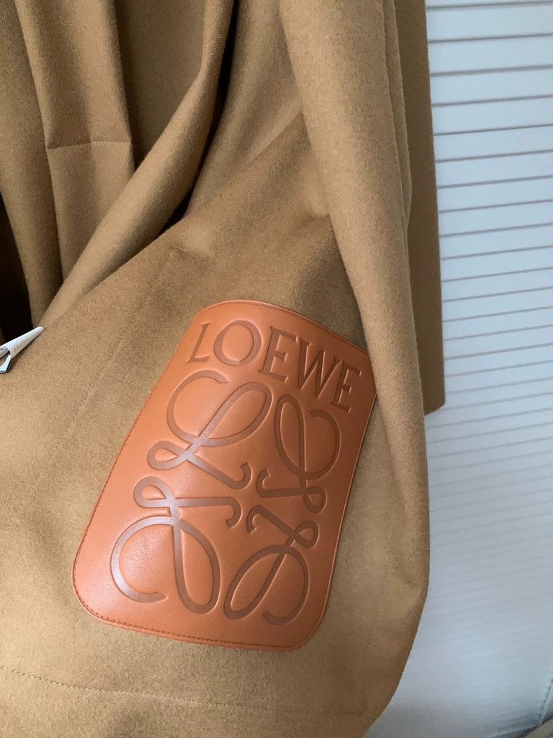 Loewe Loewe Classic camel colored wool coat with hat Size S / US 4 / IT 40 - 3 Thumbnail