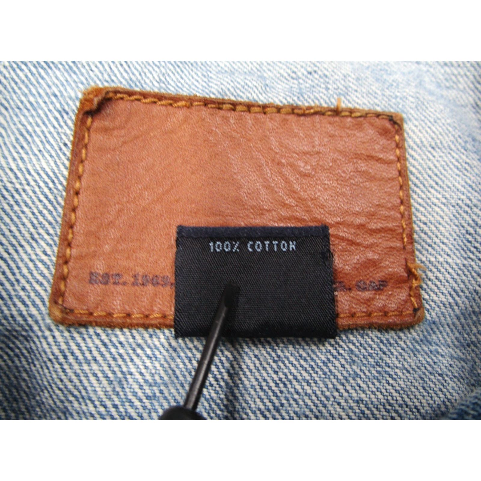 Gap GAP Denim Jacket Mens Large Blue Button Up Trucker Workwear Size US L / EU 52-54 / 3 - 4 Thumbnail
