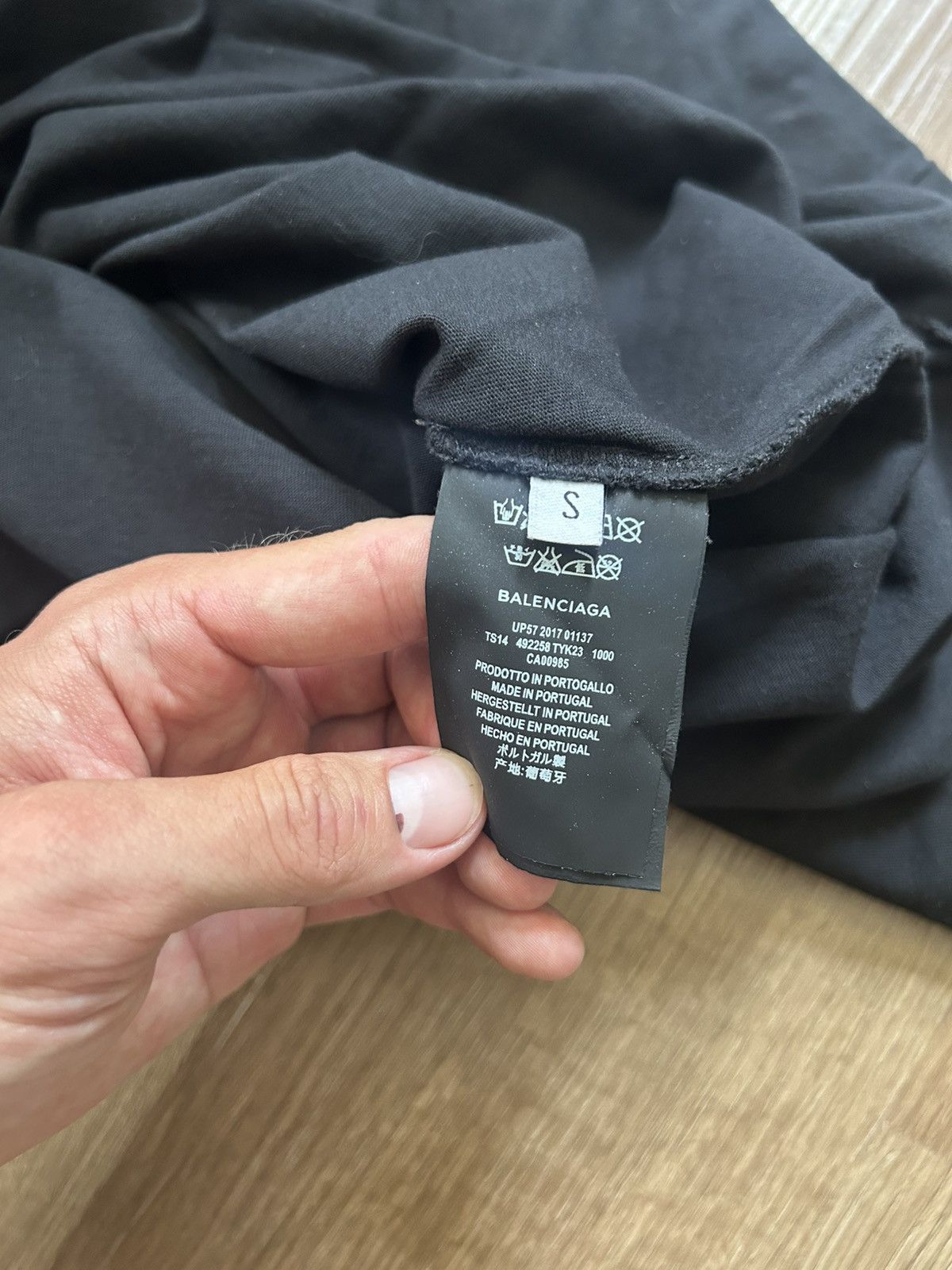Balenciaga Balenciaga Sinners T-shirt 2017 Black Small Size US S / EU 44-46 / 1 - 6 Thumbnail