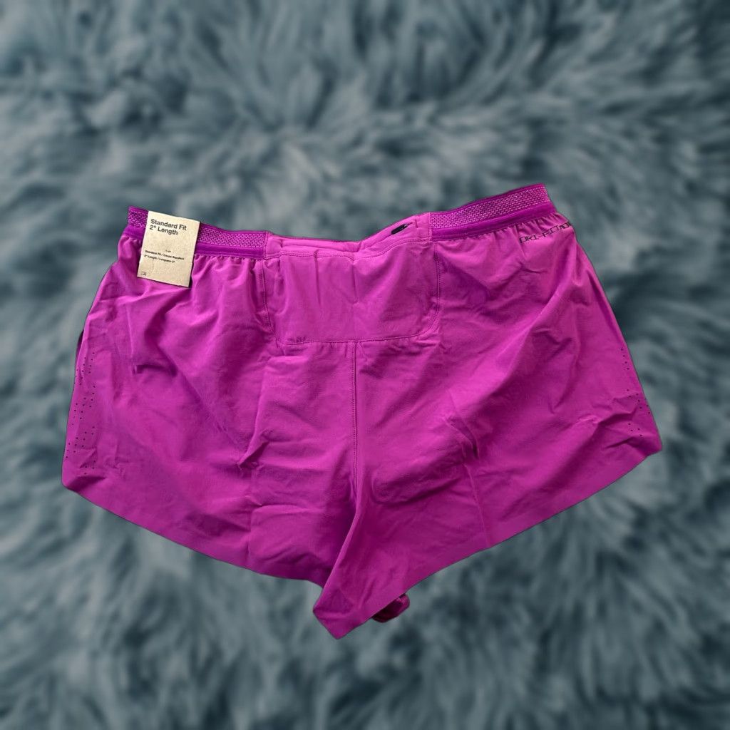 Nike Nike Aeroswift Shorts Mens Large Purple 2" Running Dri Fit ADV Racing Size US 33 - 1 Thumbnail