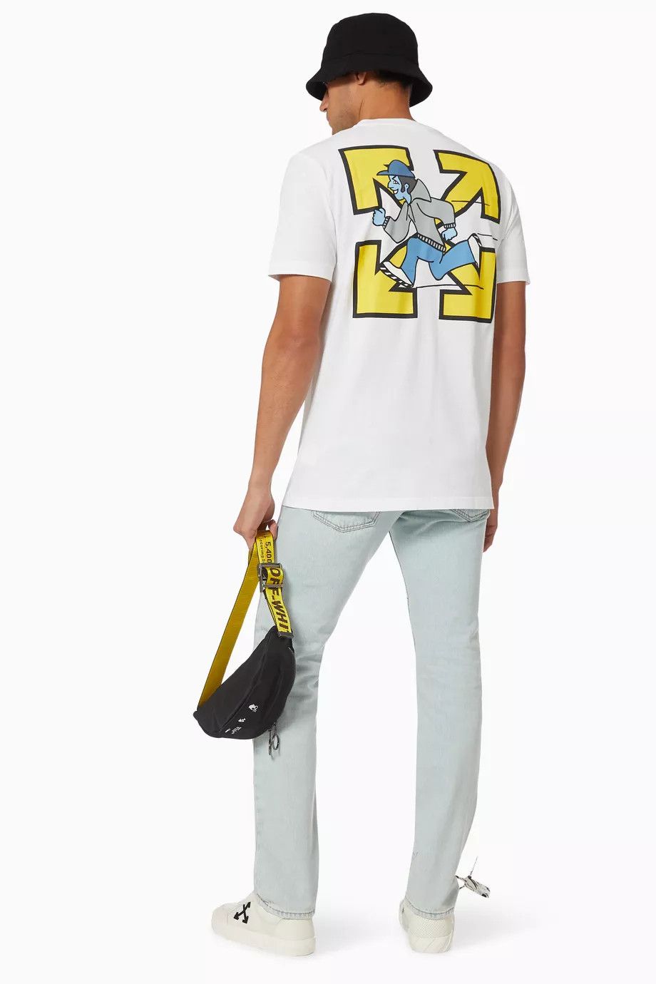 Off-White White B-Boy Arrows Logo T-Shirt Size US S / EU 44-46 / 1 - 3 Thumbnail