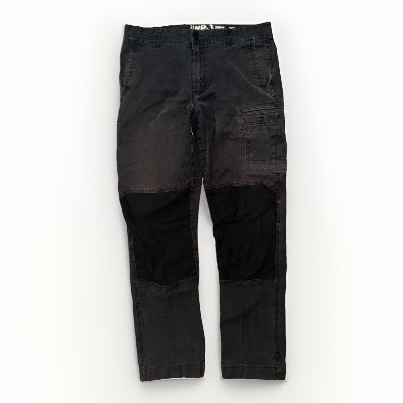 Vintage FXD Workwear Cargo Pants 34x32 Black Utility Tactical Work Size US 36 / EU 52 - 1 Thumbnail