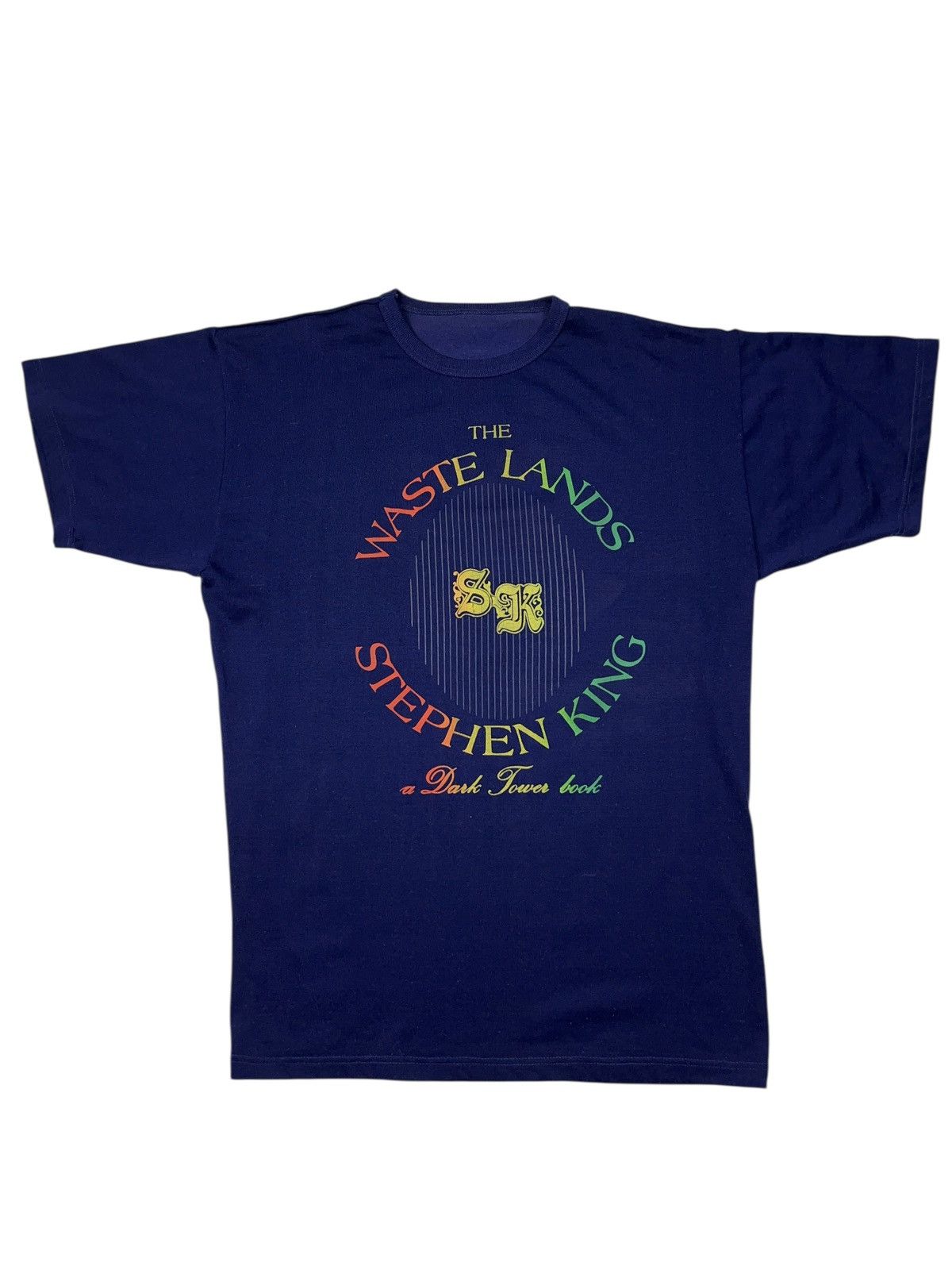 Expert Horror Vintage 90s Stephen King Waste Lands Dark Tower Book T-shirt Size US M / EU 48-50 / 2 - 1 Thumbnail