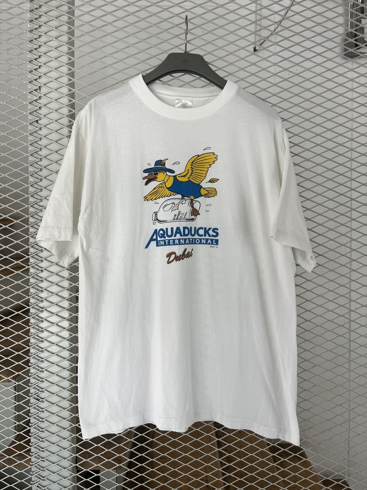 Vintage Vintage AQUADUCKS INTERNATIONAL 1992’s company Tshirt Size US XXL / EU 58 / 5 - 2 Thumbnail