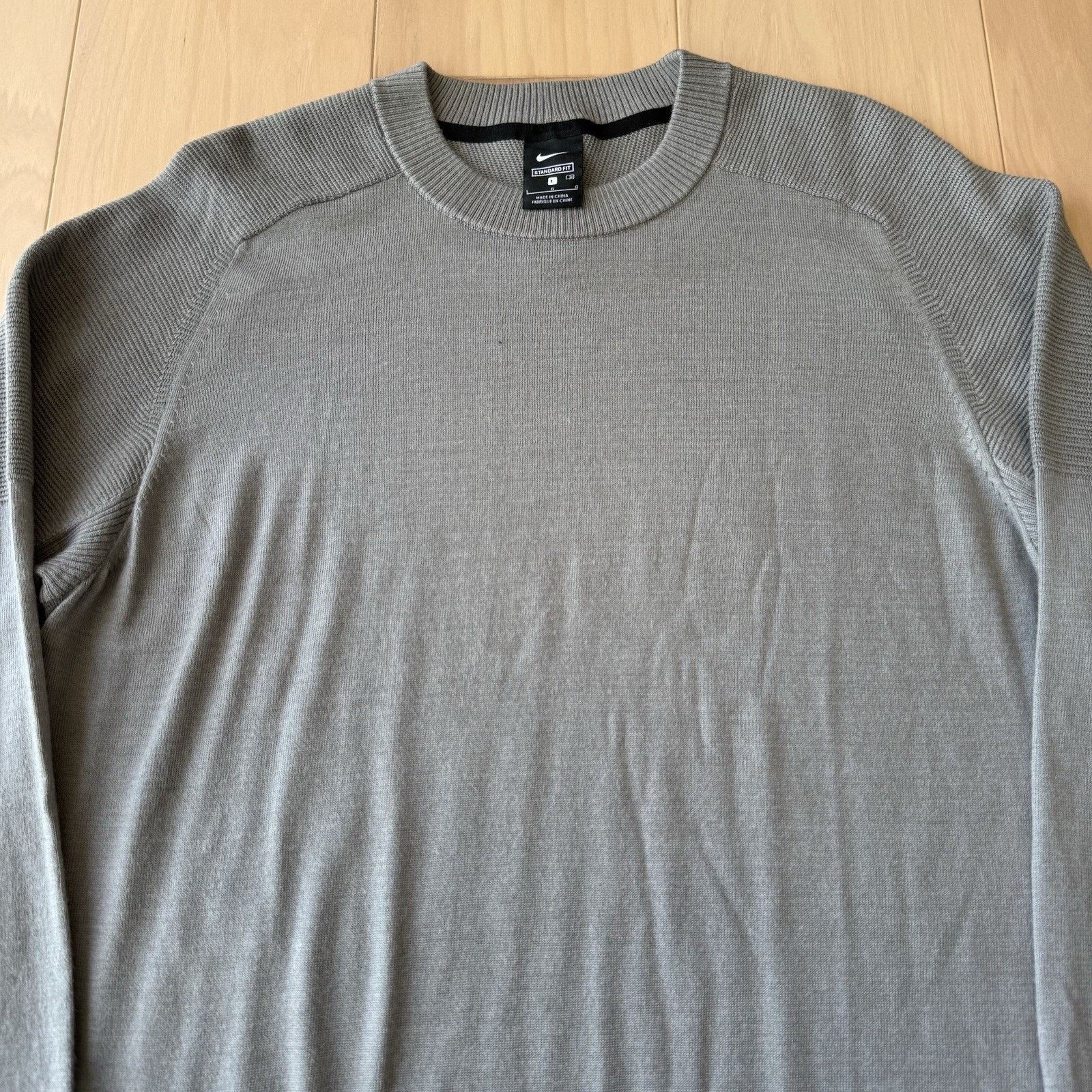 Nike Nike Tiger Woods Sweater Large Gray Polyester Wool Pullover Size US L / EU 52-54 / 3 - 3 Thumbnail