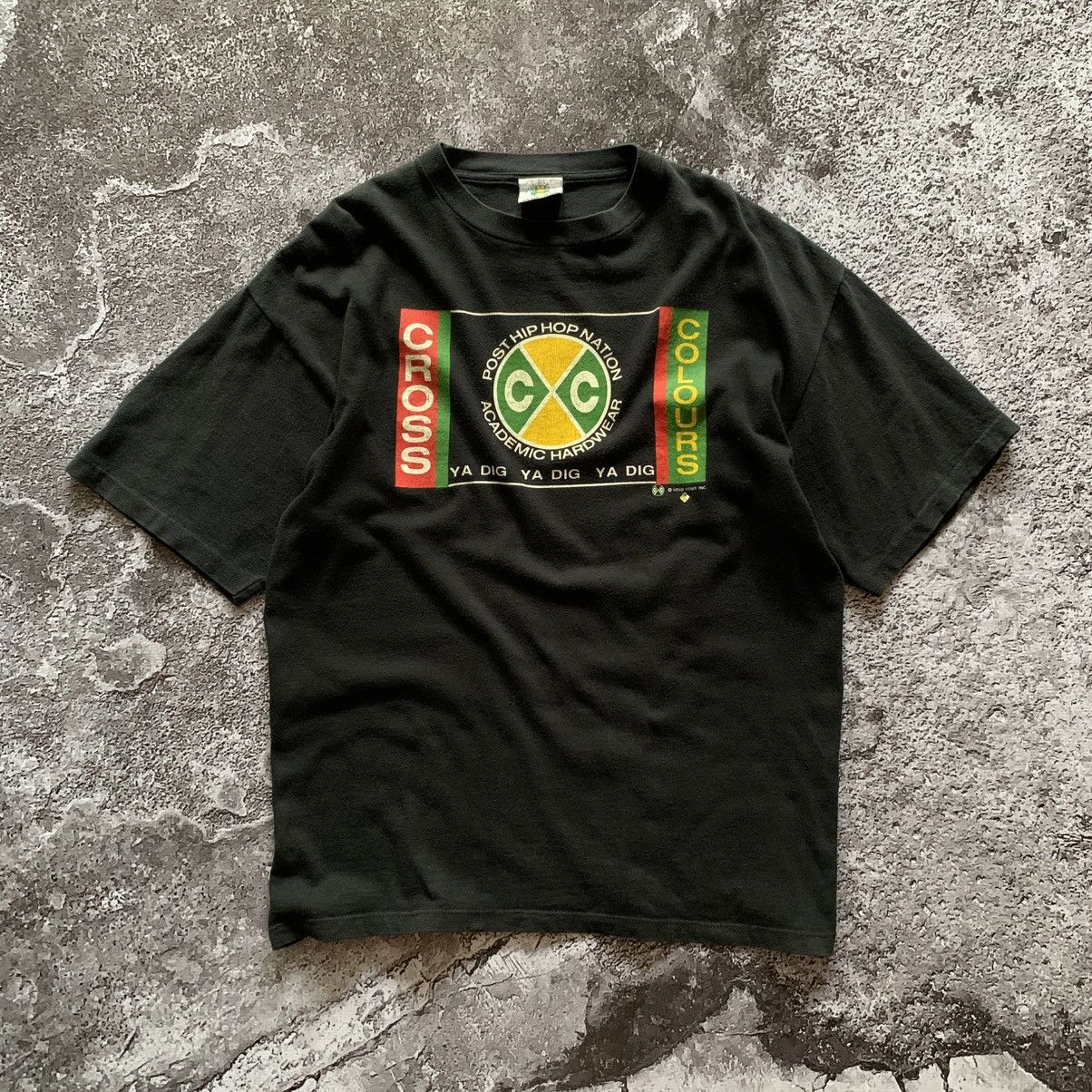 Cross Colours Vintage Cross Colours - Ya Dig Ya Dig T-Shirt Size US XL / EU 56 / 4 - 1 Thumbnail