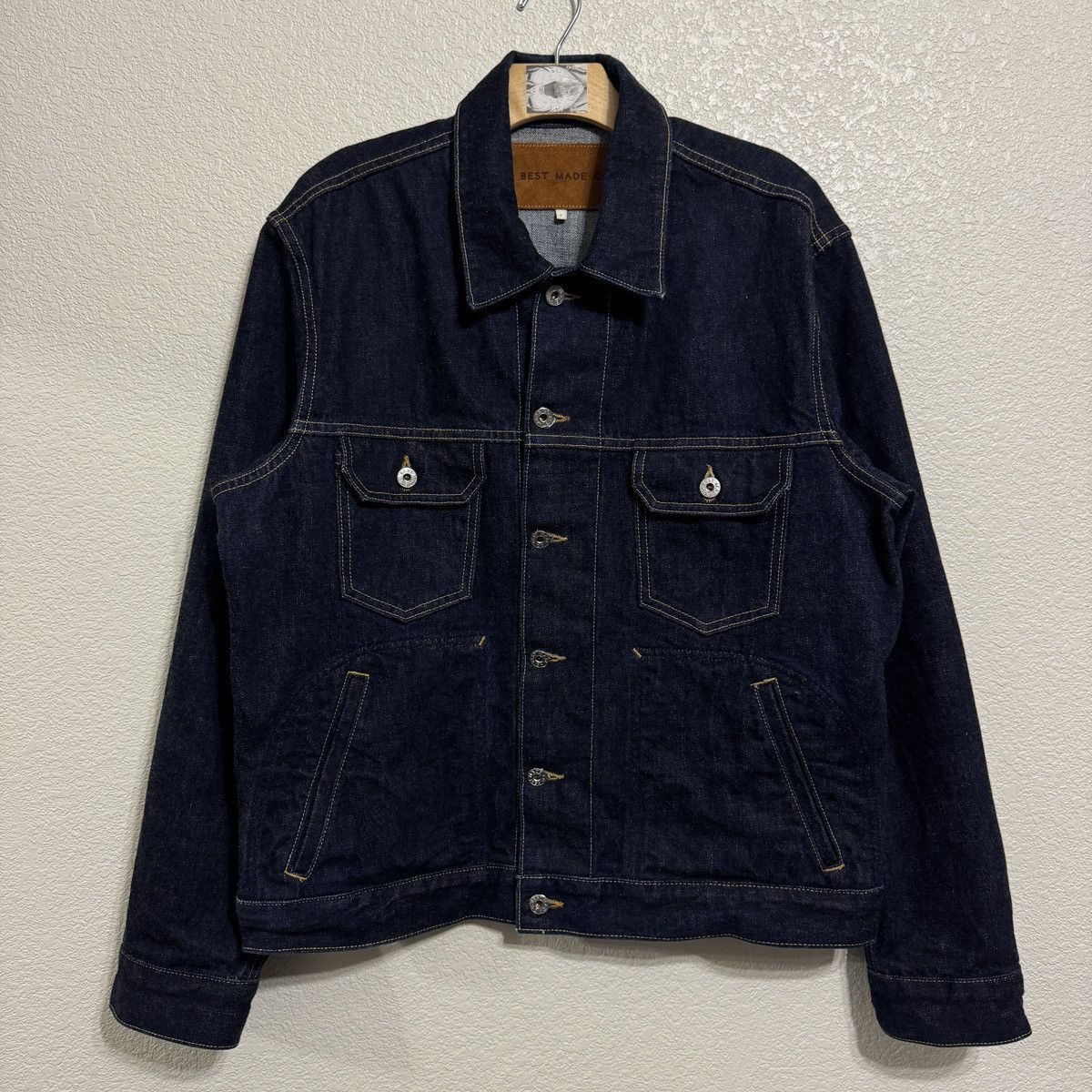 BEST MADE CO Selvedge Indigo Denim Trucker Jacket