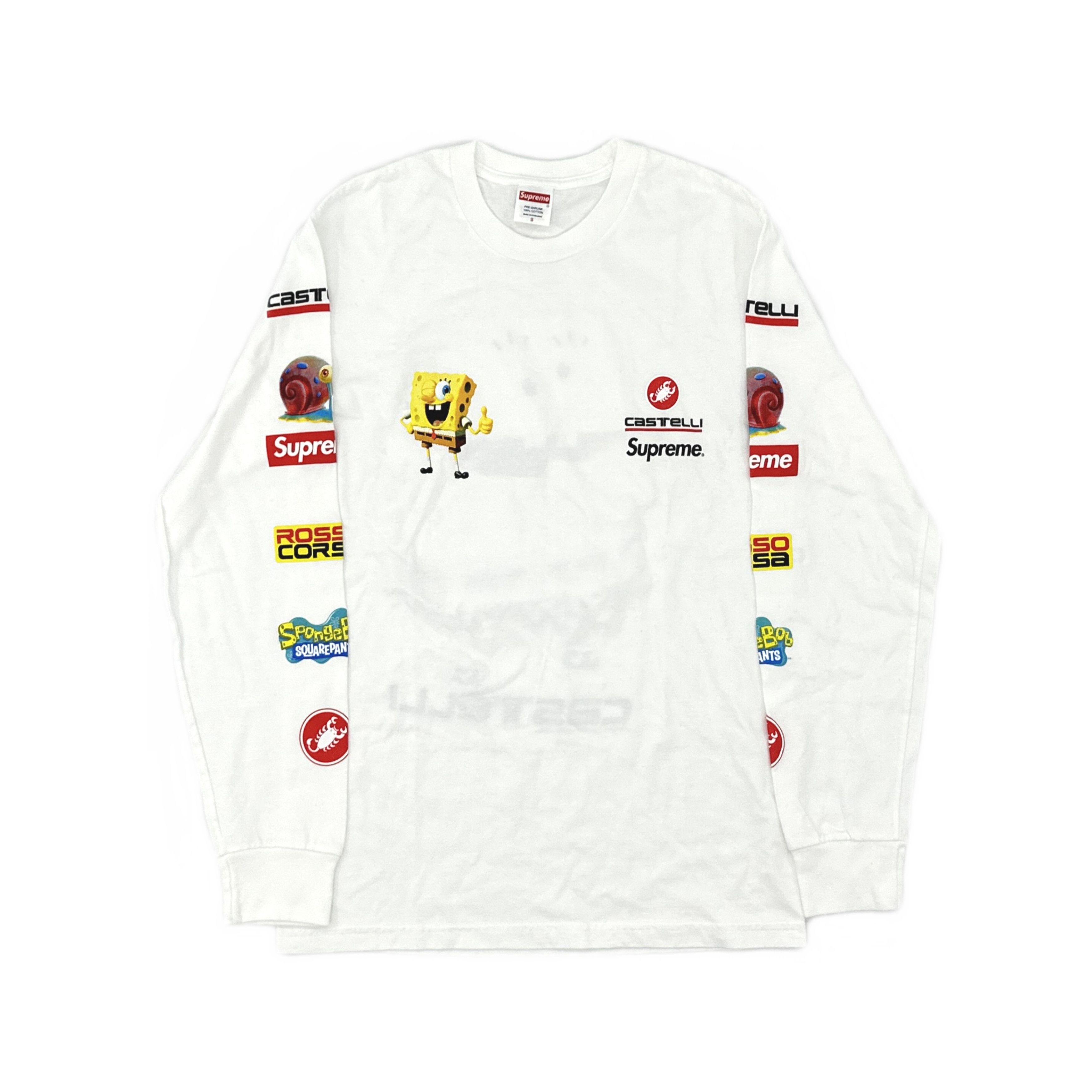 Supreme Supreme x Castelli x SpongeBob Long Sleeve Tee Size S Size US S / EU 44-46 / 1 - 1 Thumbnail