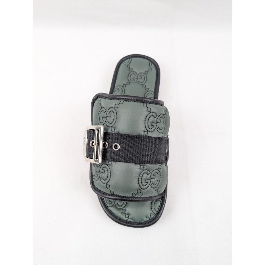 Gucci o1rshd1 Nylon Twenty Slippers in Urban Chic/Black Size US 8.5 / EU 41-42 - 6 Thumbnail