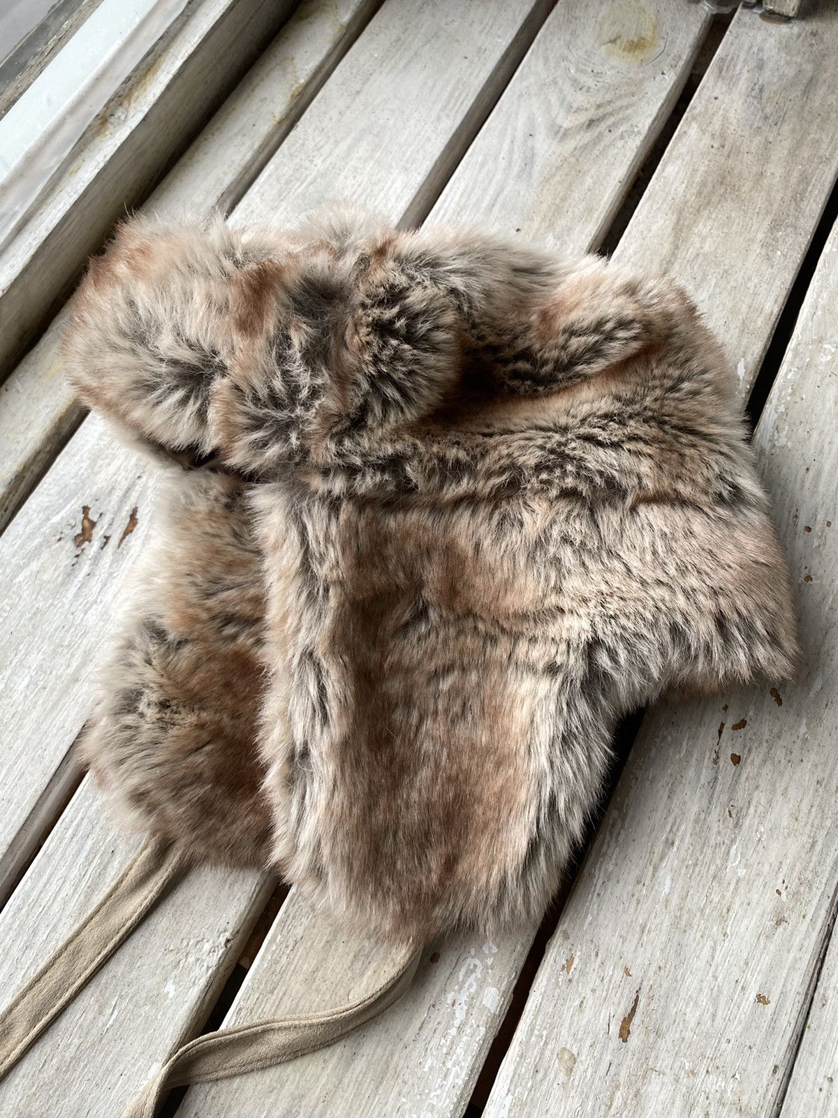 Japanese Brand × Vintage Y2K HYPE FUZZY MOHAIRE AVIATOR USSR USHANKA HAT bubble Size ONE SIZE - 2 Thumbnail