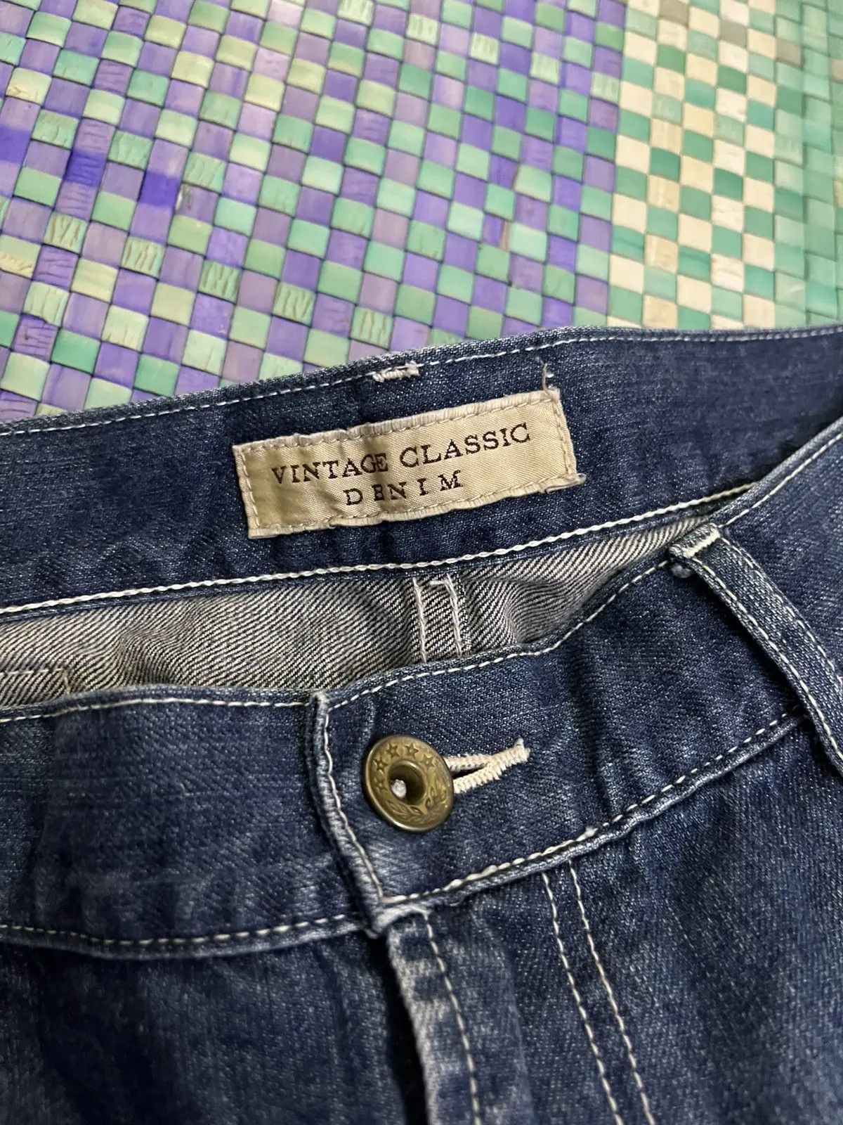 Uniqlo Uniqlo Buckle Back Denim Size US 33 - 12 Thumbnail