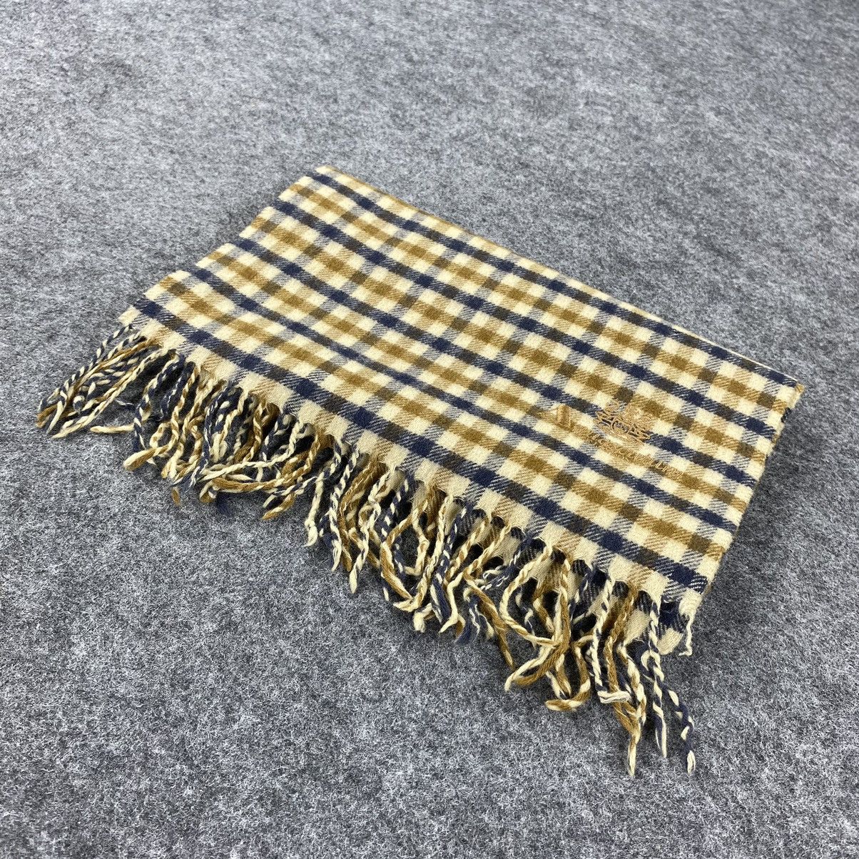 Aquascutum × Vintage Aquascutum Scarf # Muffler # Neckwear # D162 Size ONE SIZE - 7 Thumbnail