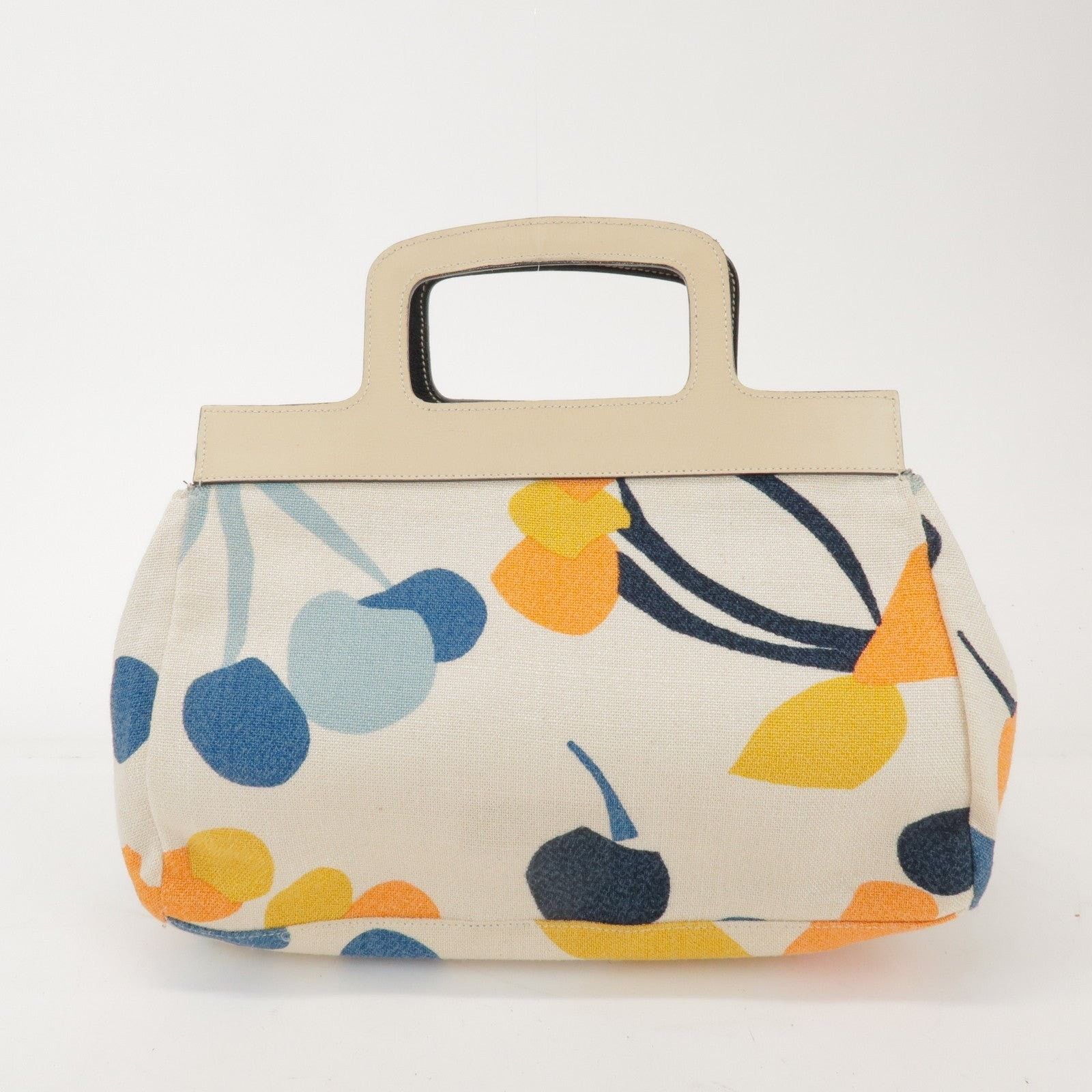 Miu Miu Miu Miu Madras Canvas Tote Multicolor Size ONE SIZE - 2 Thumbnail