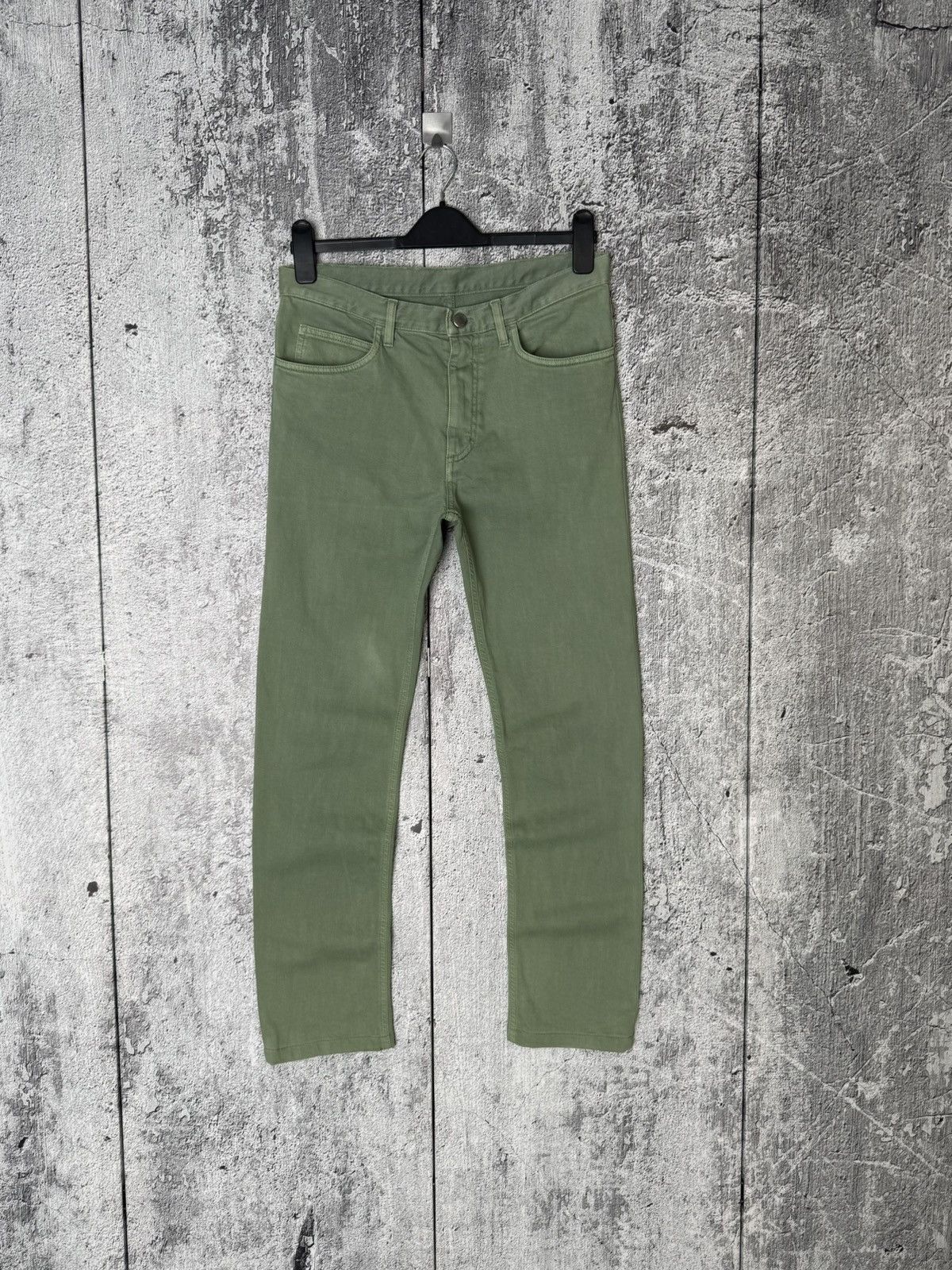 Loro Piana Loro Piana Green Jeans Denim Pants Chino Trousers Metal Logo Size US 30 / EU 46 - 7 Thumbnail
