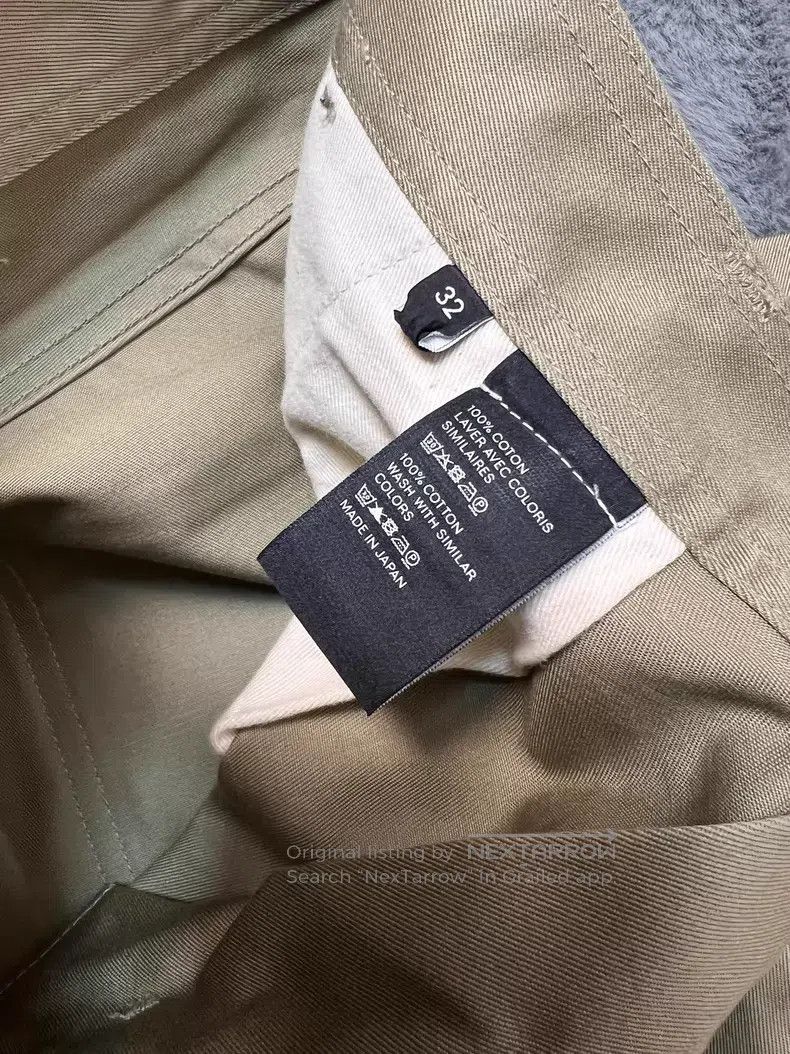Celine CELINE Khaki Straight-Leg Casual Pants i Size US 32 / EU 48 - 4 Thumbnail